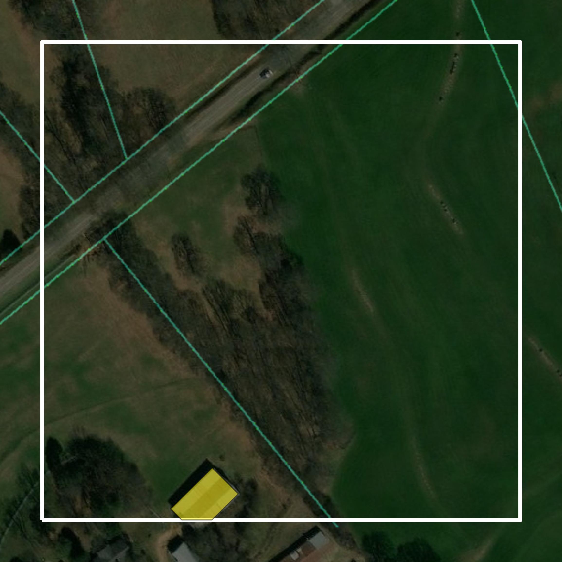 This image shows parcel and building data in Barrow County created using GIS data in Equator.