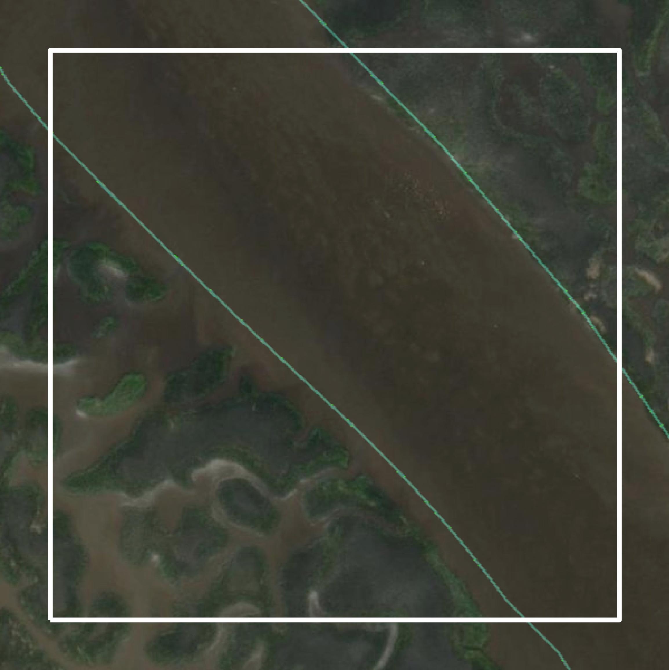 This image shows parcel and building data in Camden County created using GIS data in Equator.