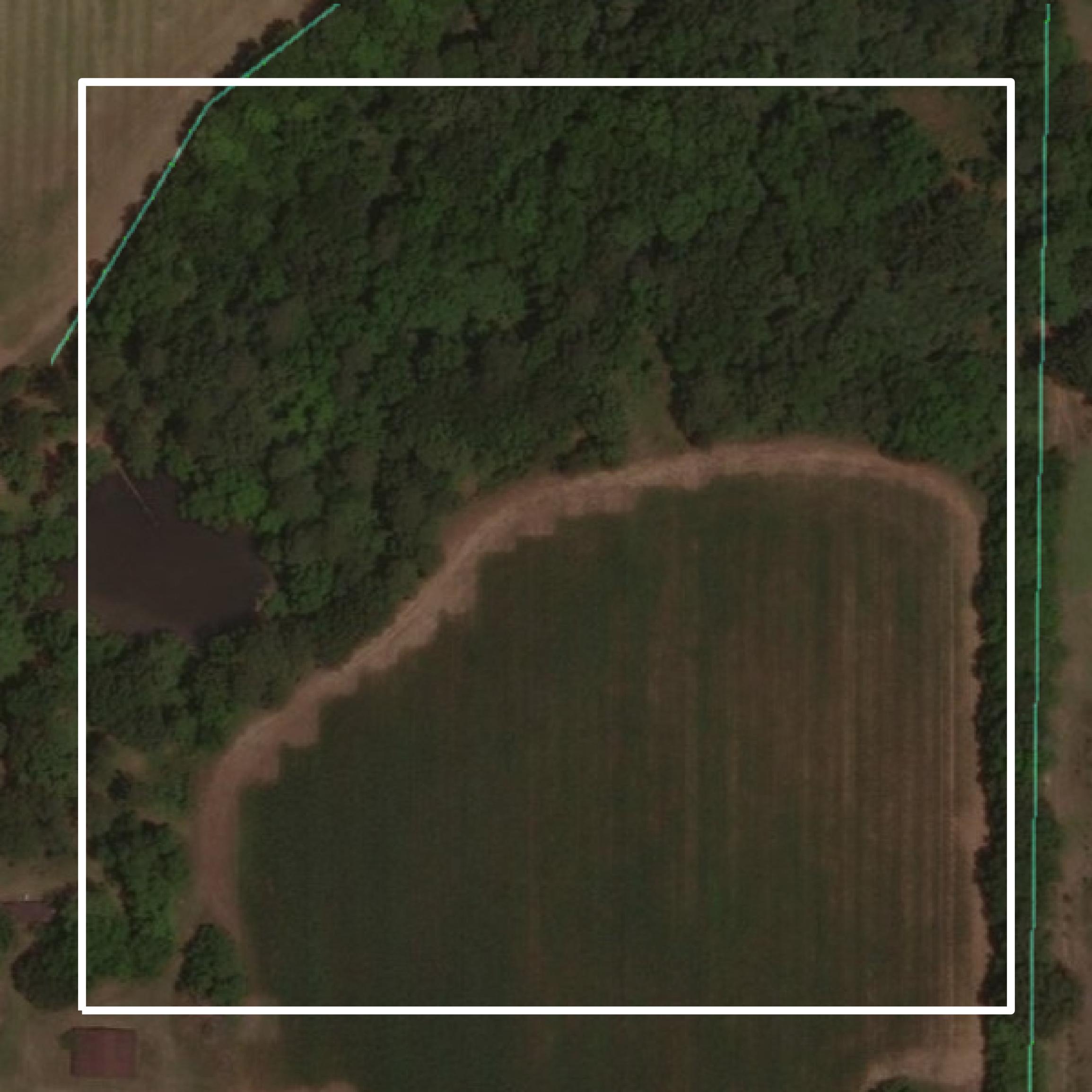 This image shows parcel and building data in Clay County created using GIS data in Equator.