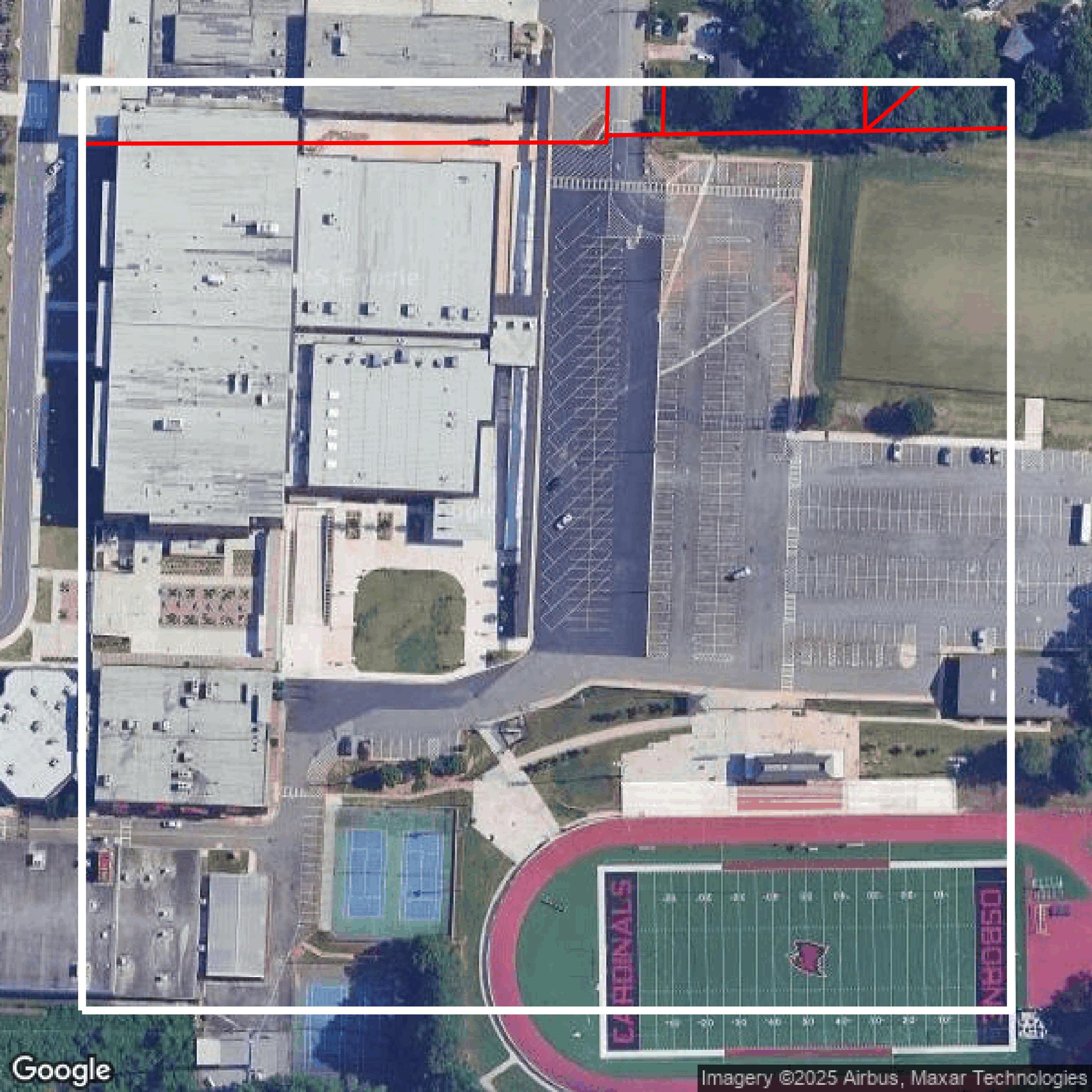 This image shows parcel data in Cobb County created using GIS data in Equator.