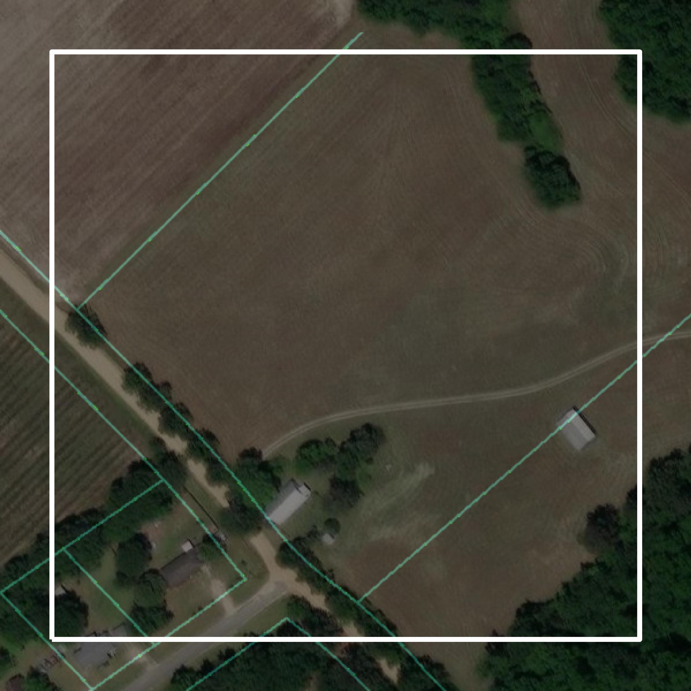 This image shows parcel and building data in Dodge County created using GIS data in Equator.