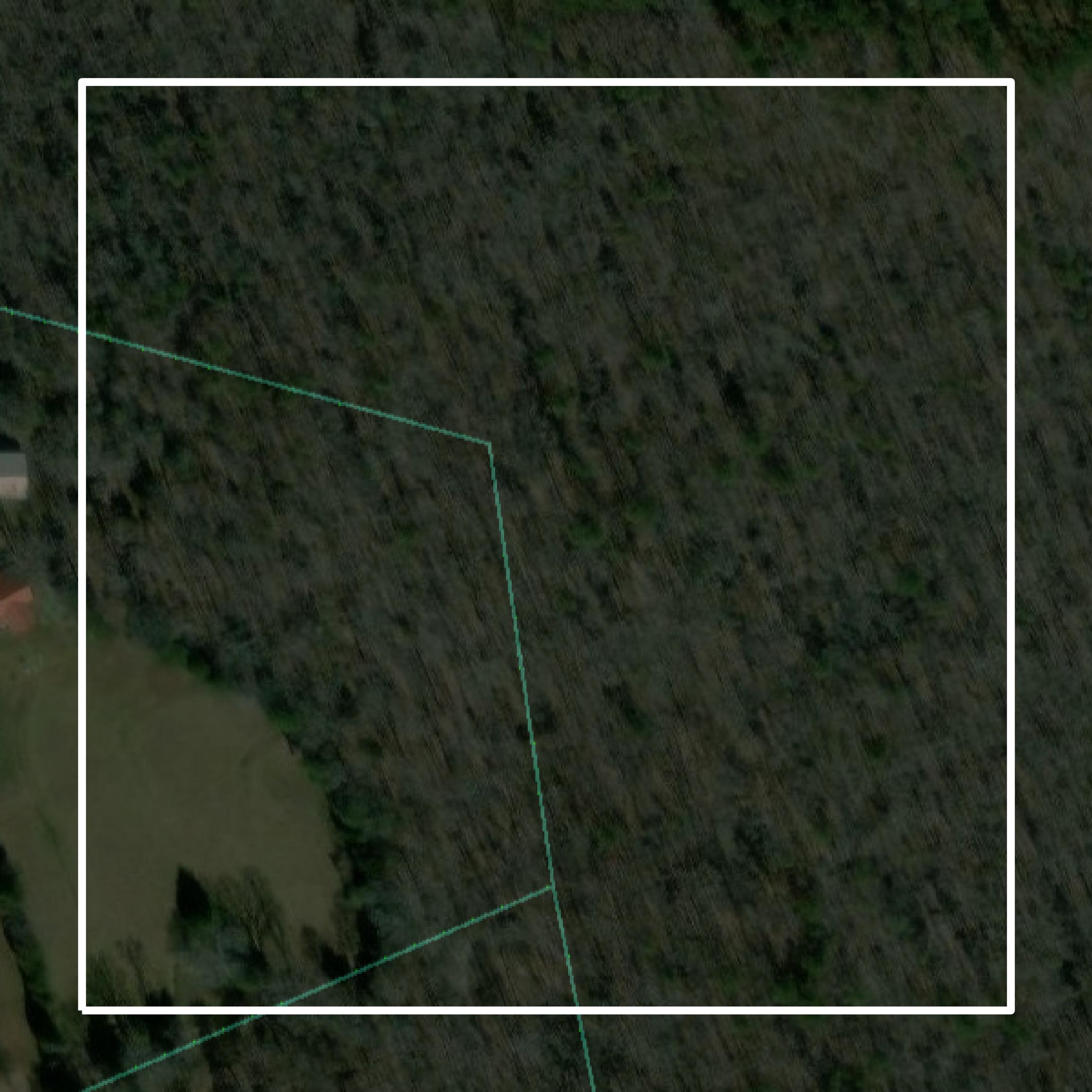 This image shows parcel and building data in Elbert County created using GIS data in Equator.