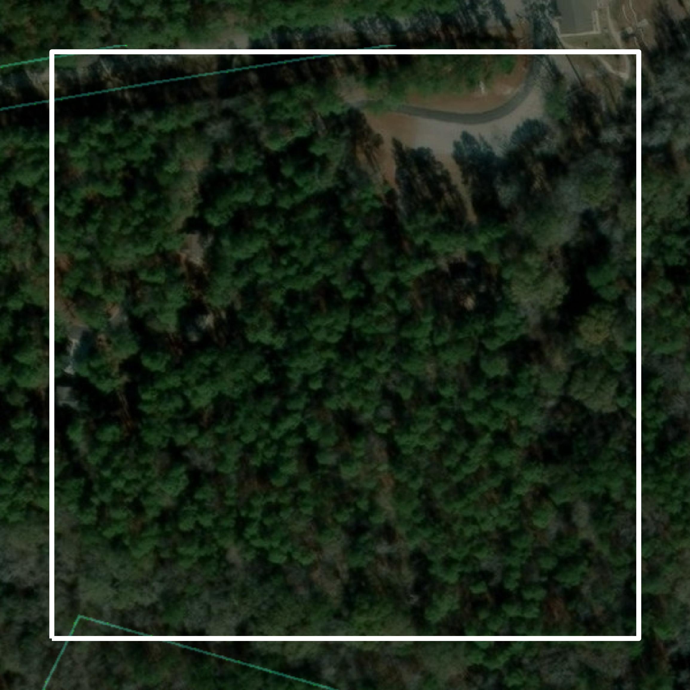 This image shows parcel and building data in Emanuel County created using GIS data in Equator.