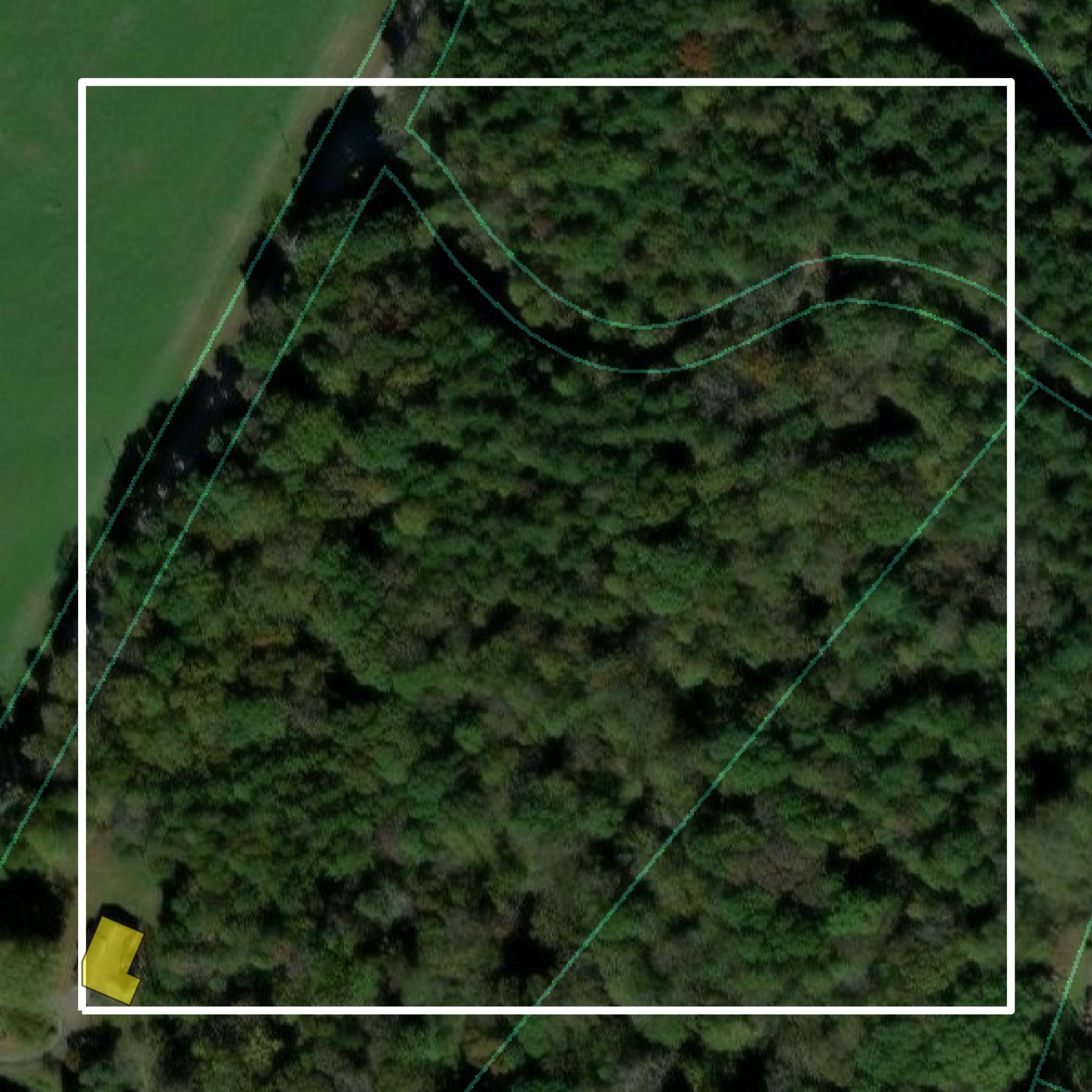 This image shows parcel and building data in Franklin County created using GIS data in Equator.