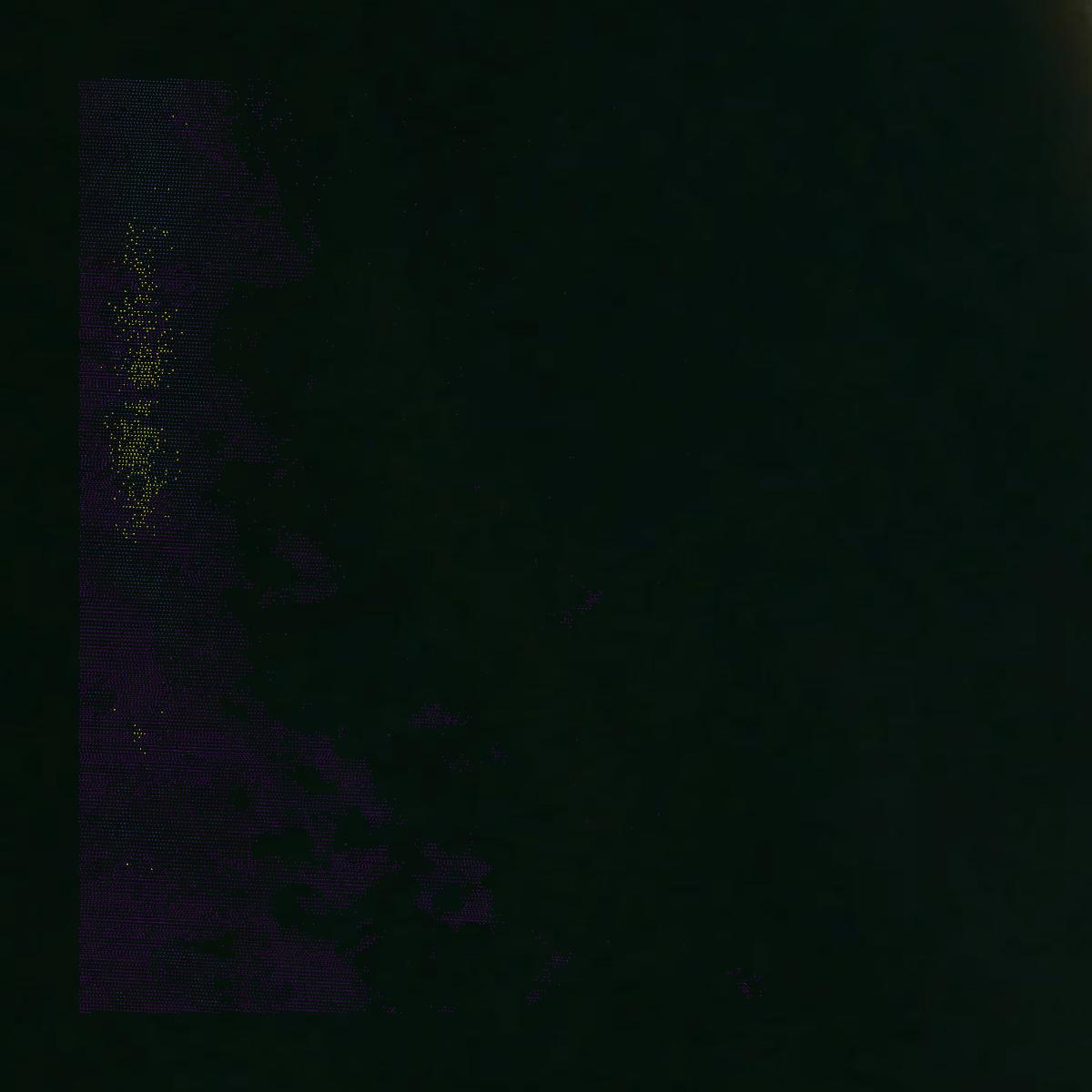 This image shows a LiDAR point cloud in Glynn County created using GIS data in Equator.