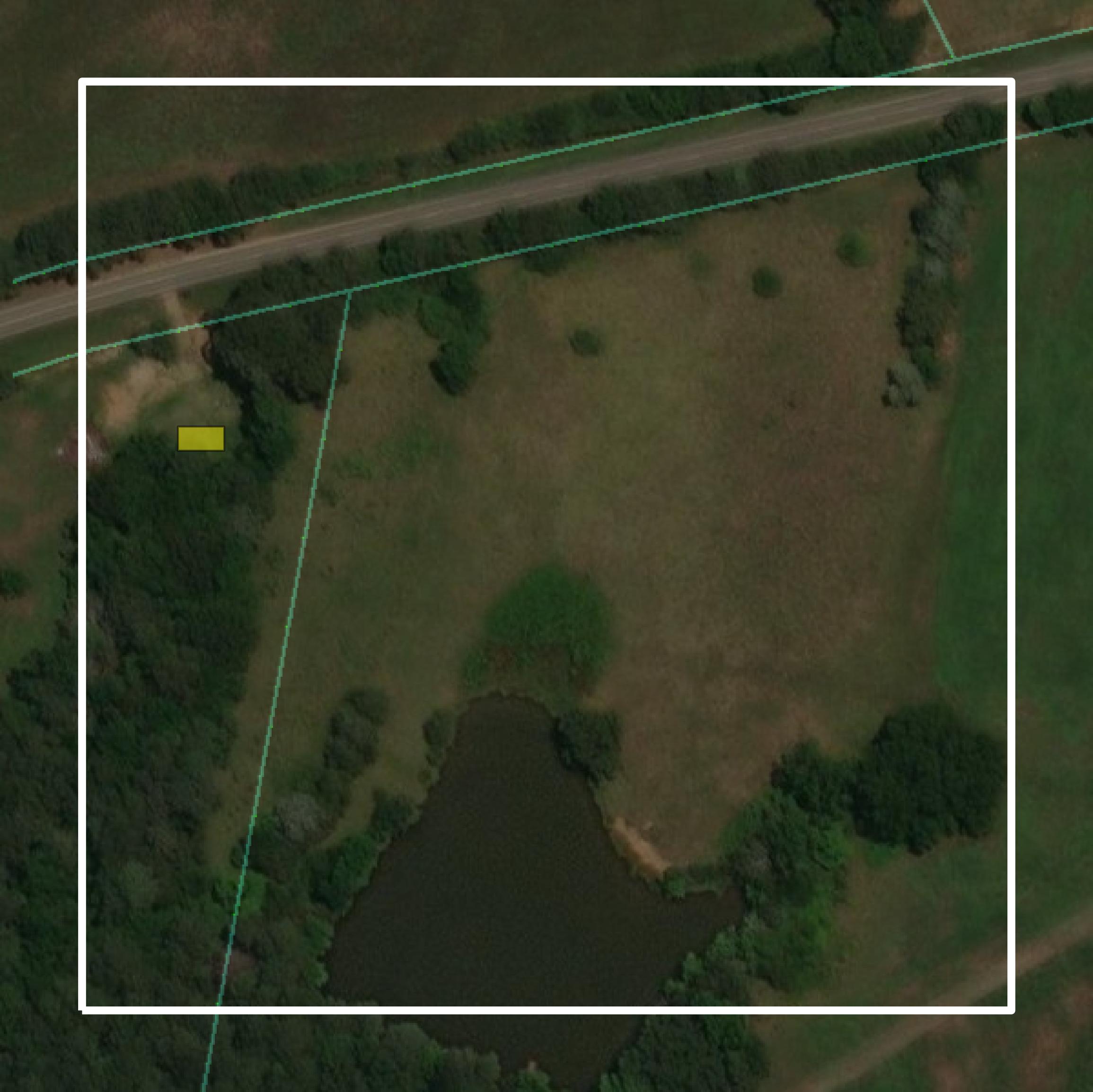 This image shows parcel and building data in Greene County created using GIS data in Equator.