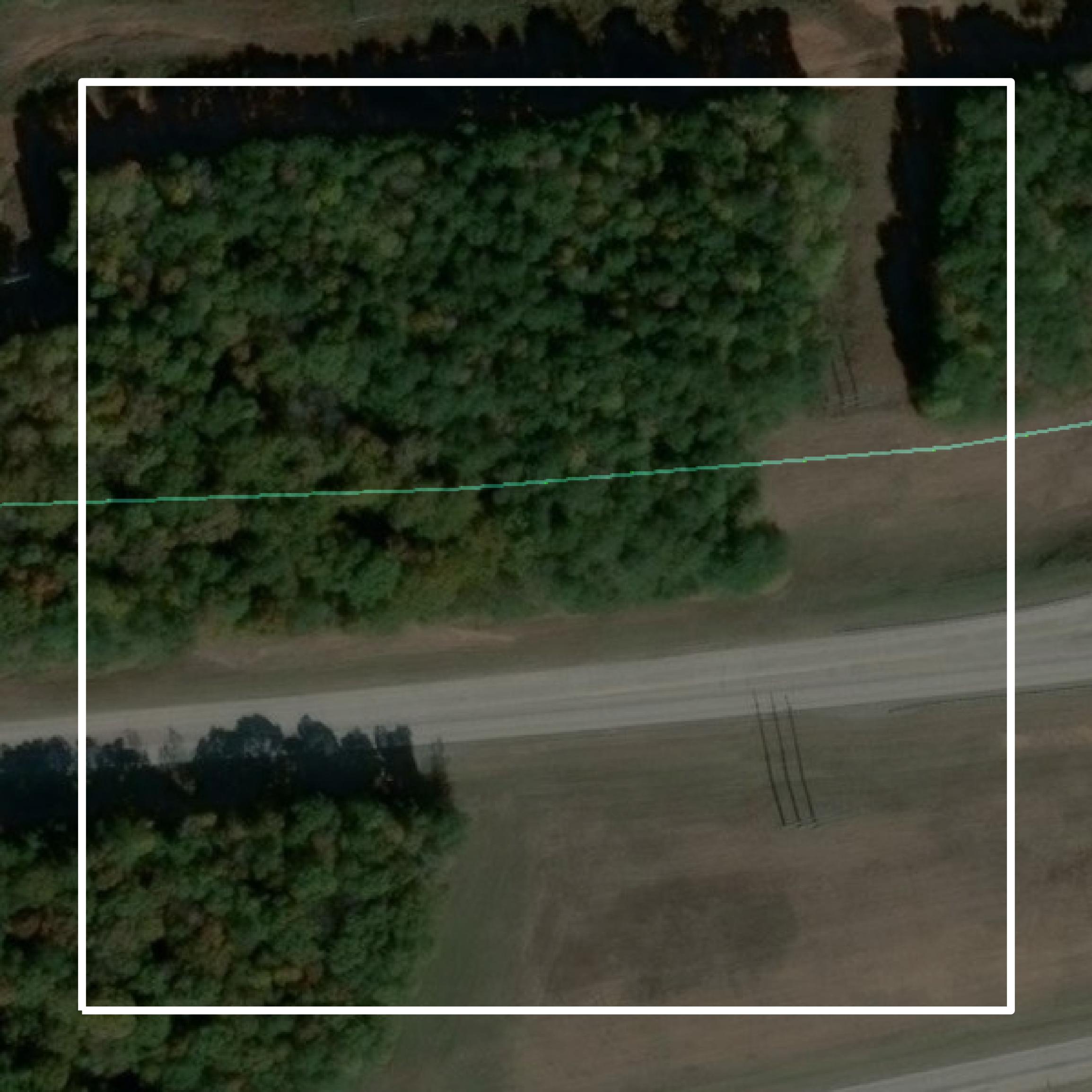 This image shows parcel and building data in Greene County created using GIS data in Equator.
