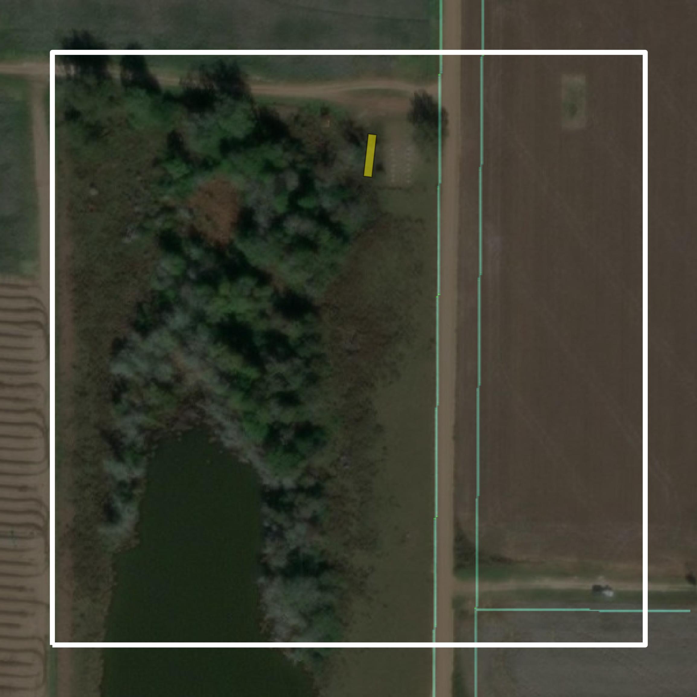 This image shows parcel and building data in Irwin County created using GIS data in Equator.
