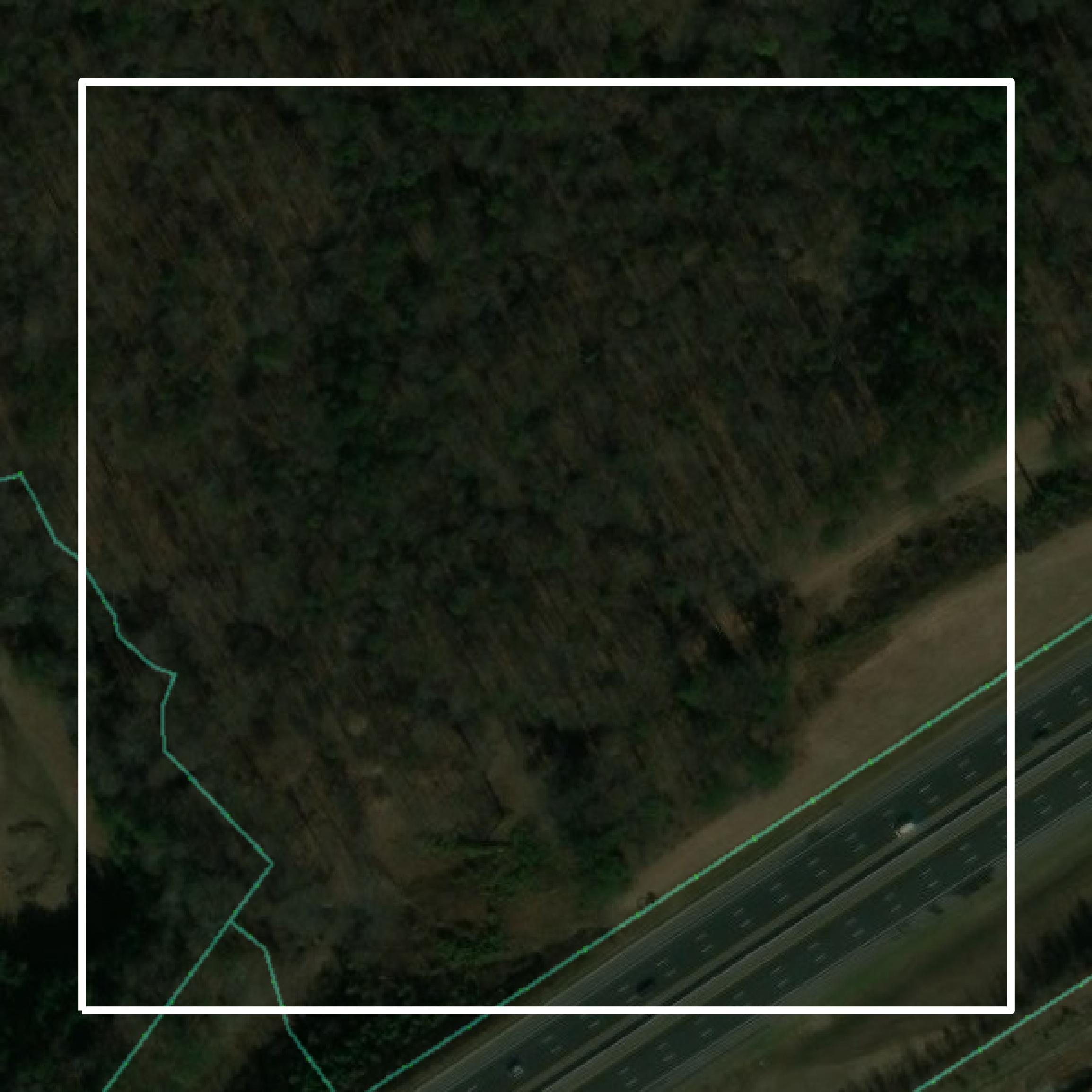This image shows parcel and building data in Jackson County created using GIS data in Equator.