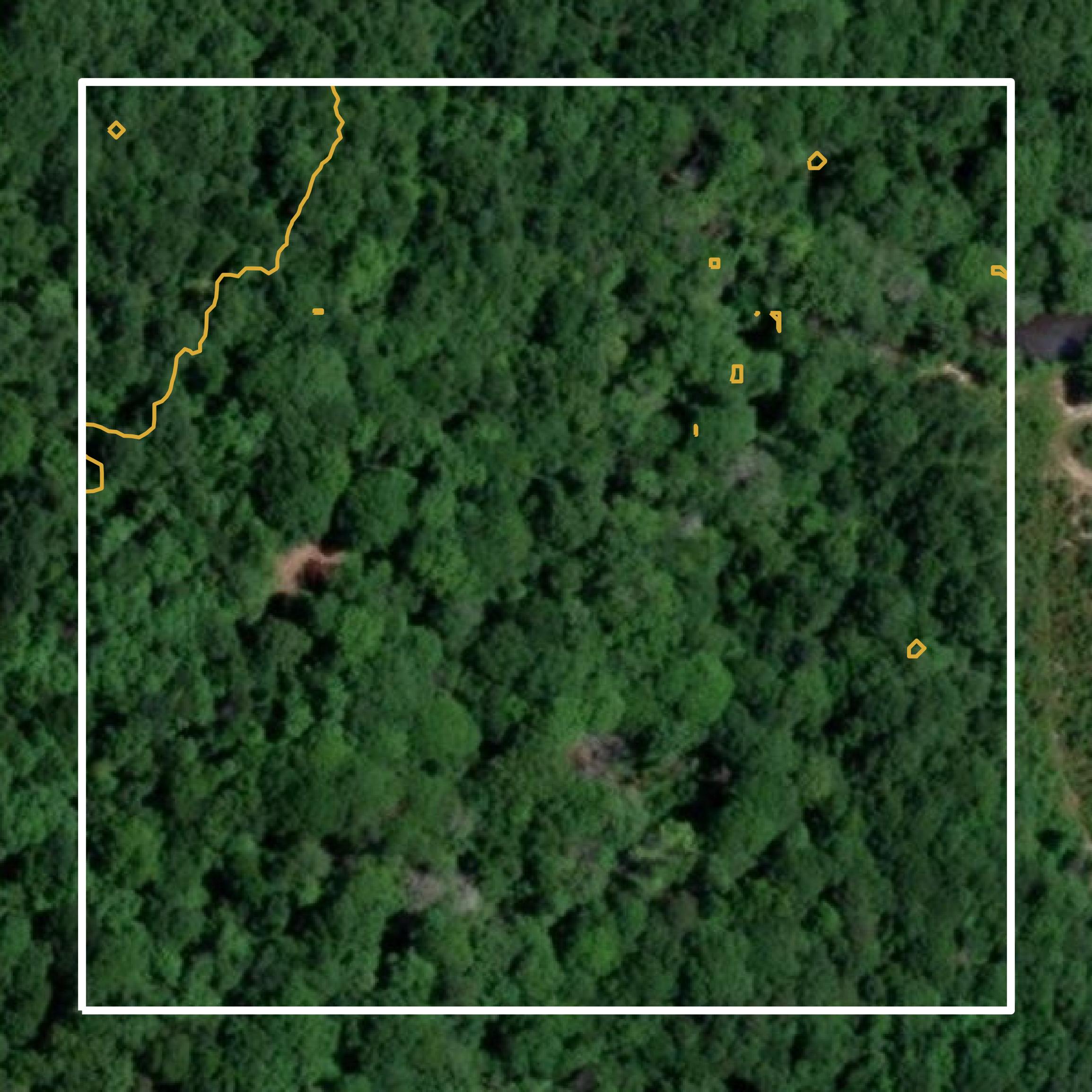 This image shows a contour map in Johnson County created using GIS data in Equator.