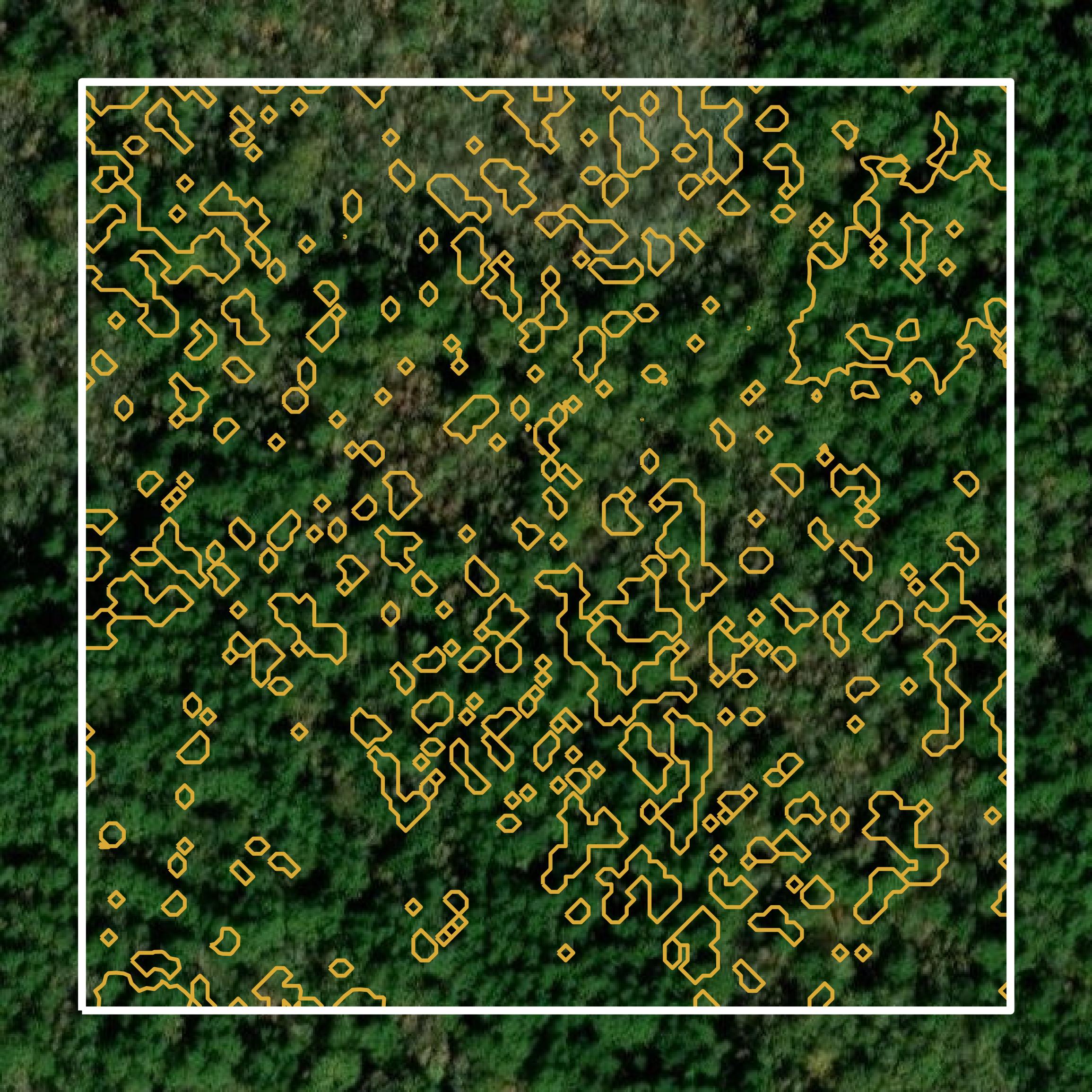 This image shows a contour map in Liberty County created using GIS data in Equator.