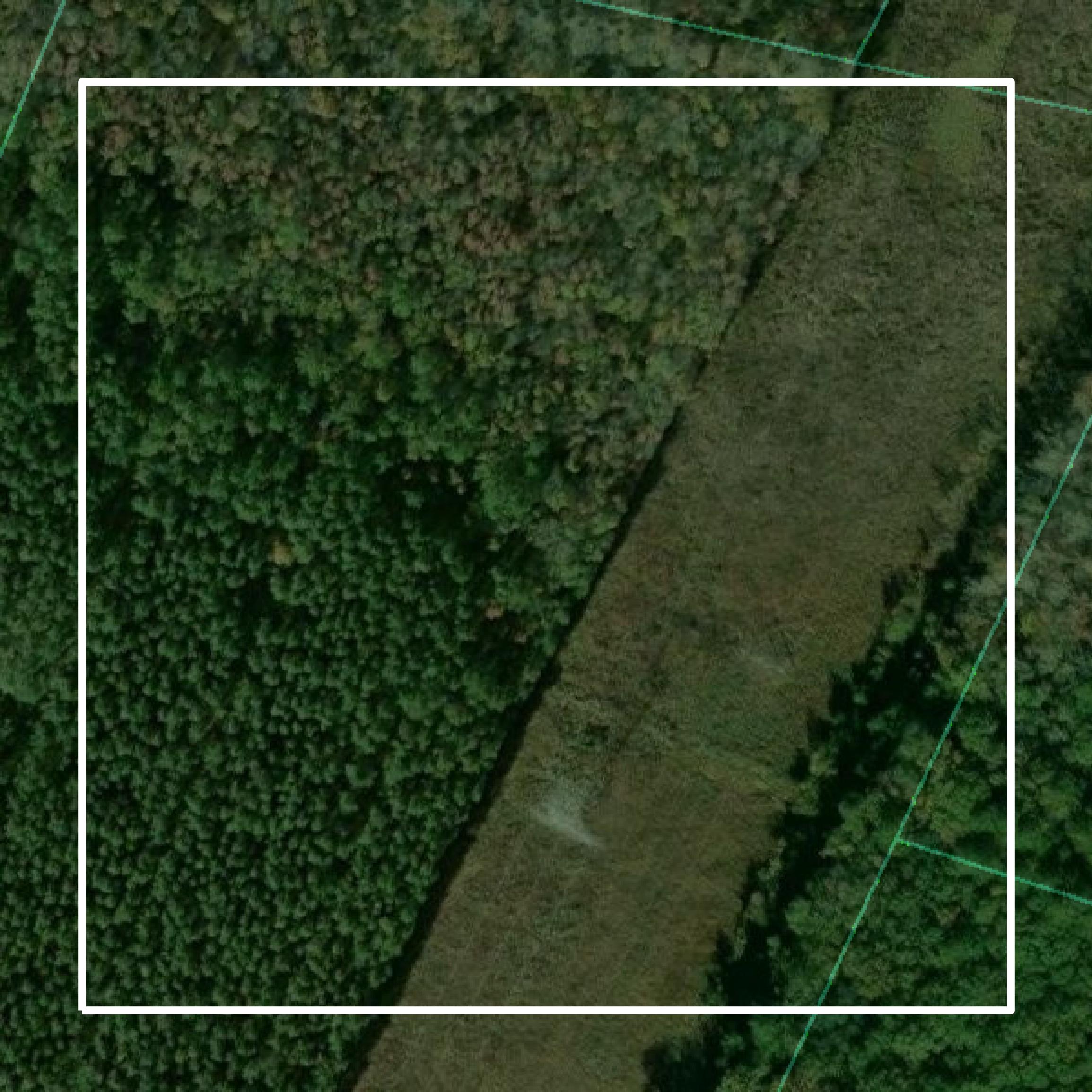 This image shows parcel and building data in Liberty County created using GIS data in Equator.