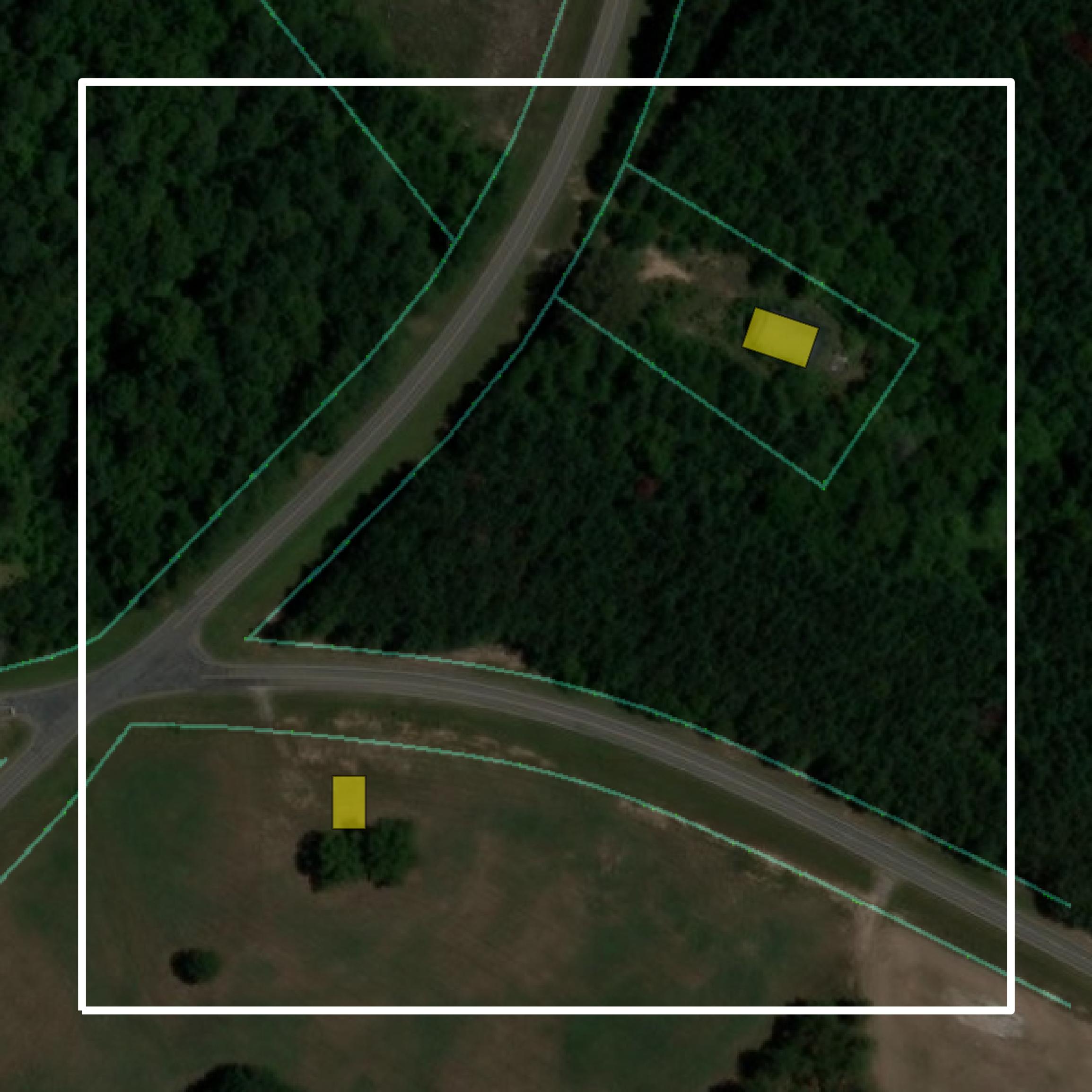 This image shows parcel and building data in Lincoln County created using GIS data in Equator.