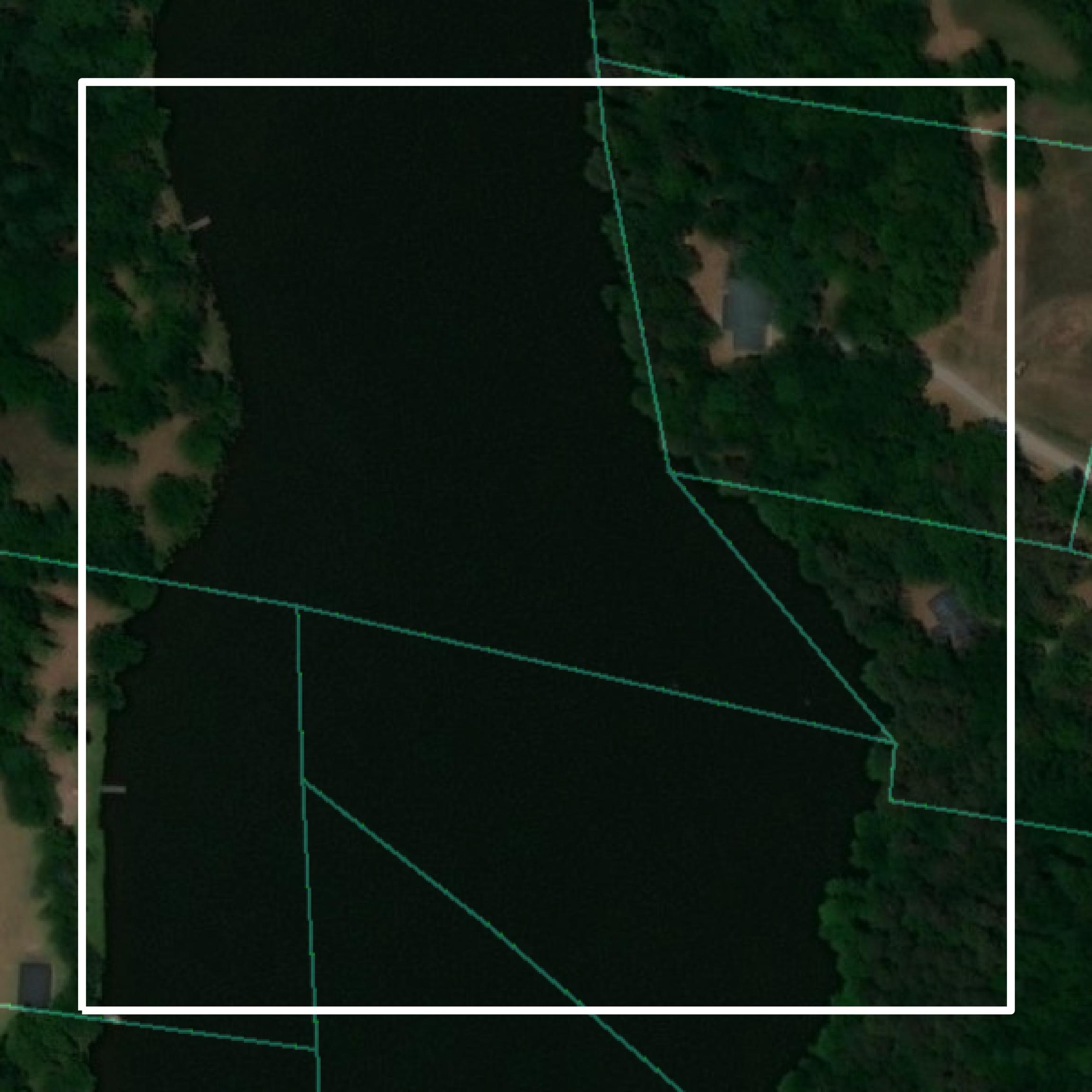 This image shows parcel and building data in Madison County created using GIS data in Equator.
