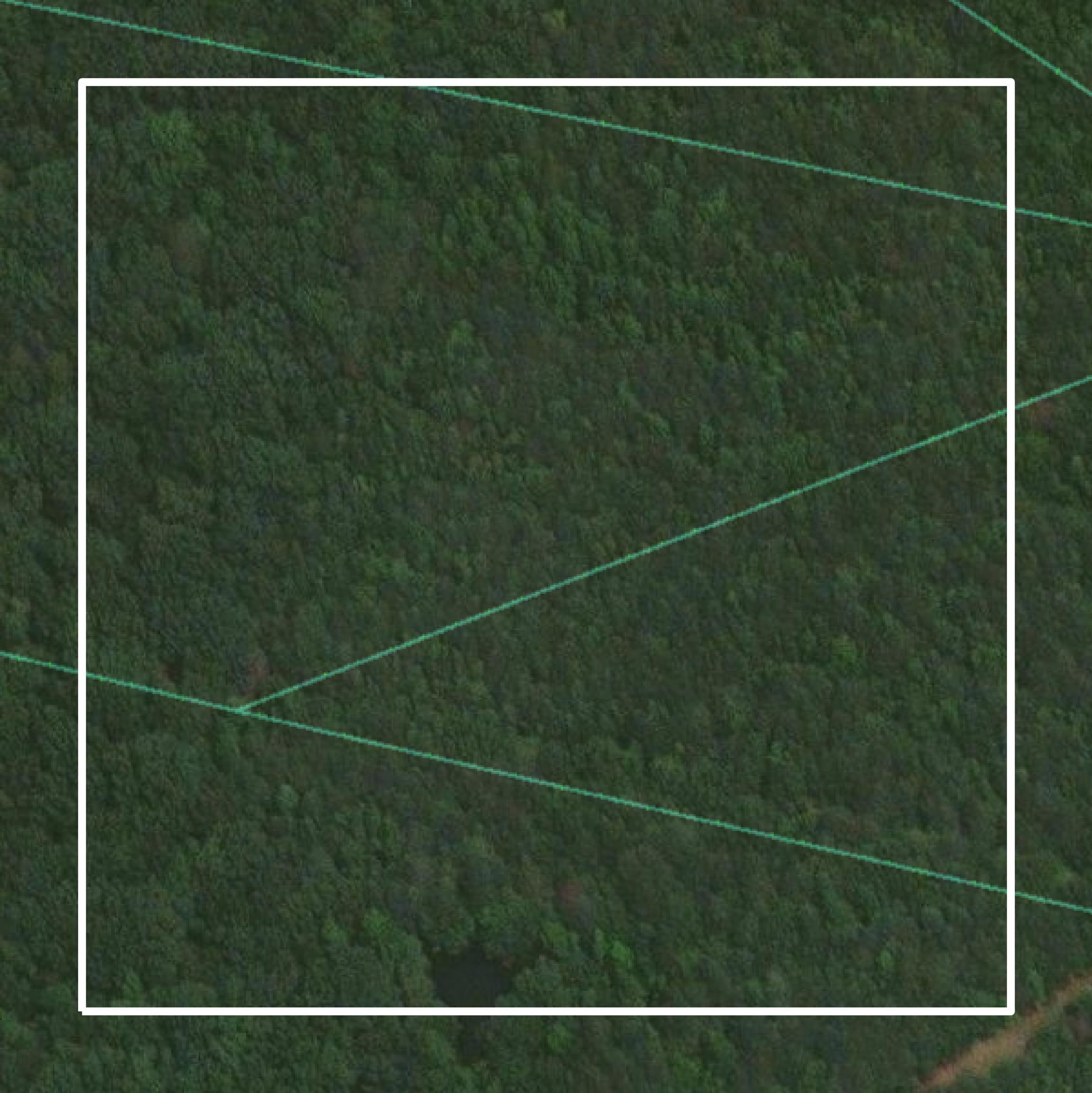 This image shows parcel and building data in Madison County created using GIS data in Equator.