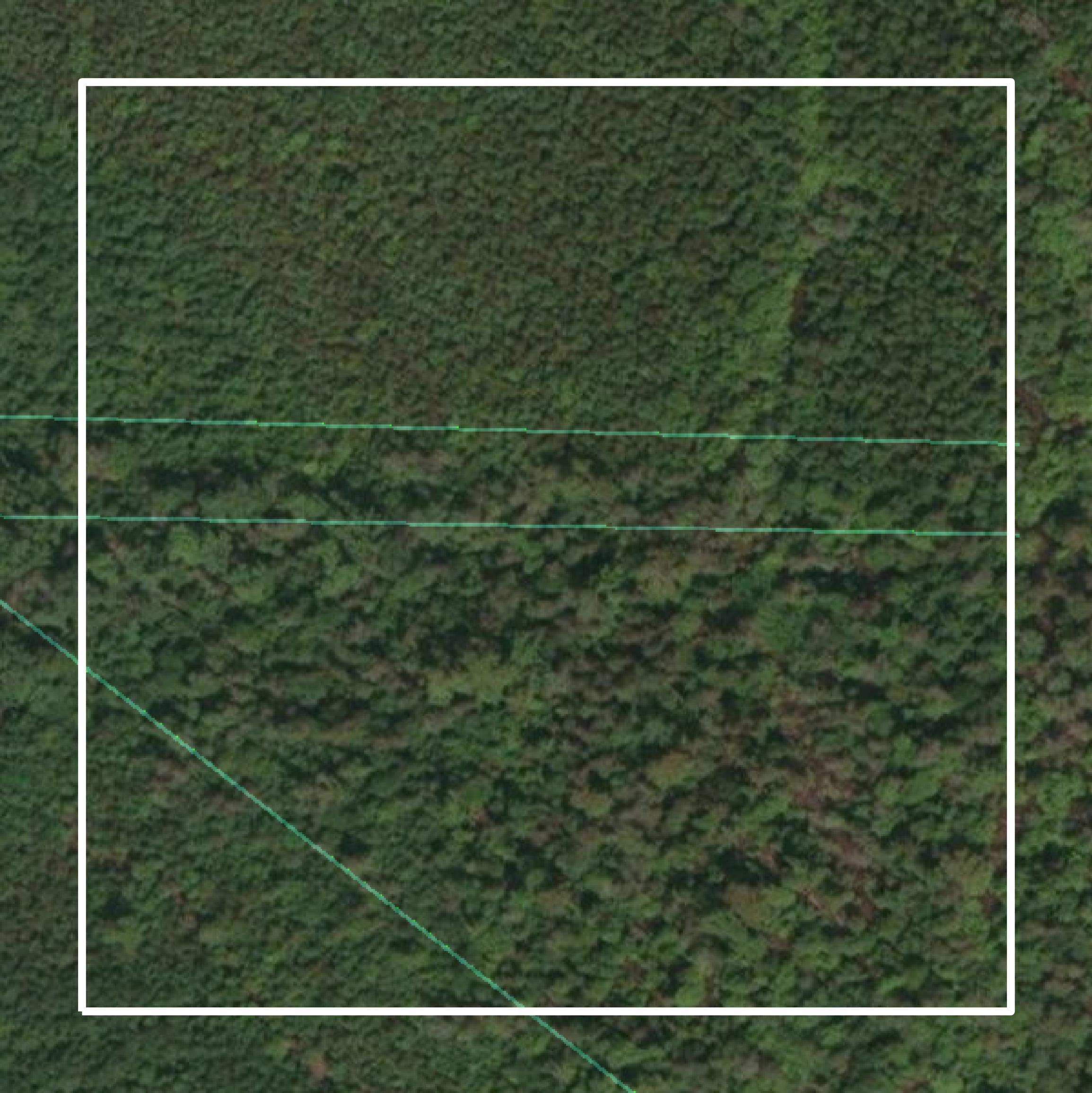 This image shows parcel and building data in Miller County created using GIS data in Equator.