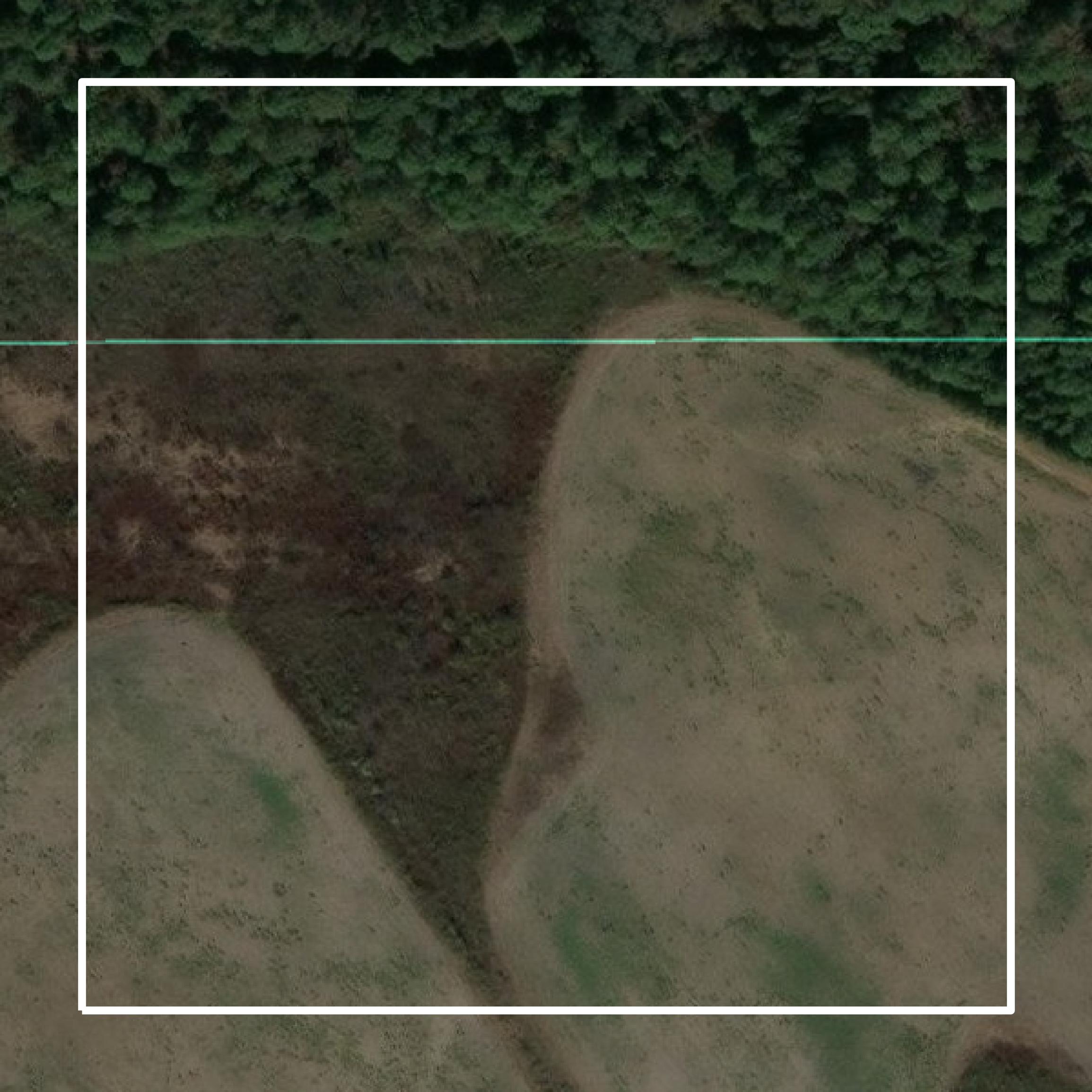 This image shows parcel and building data in Mitchell County created using GIS data in Equator.