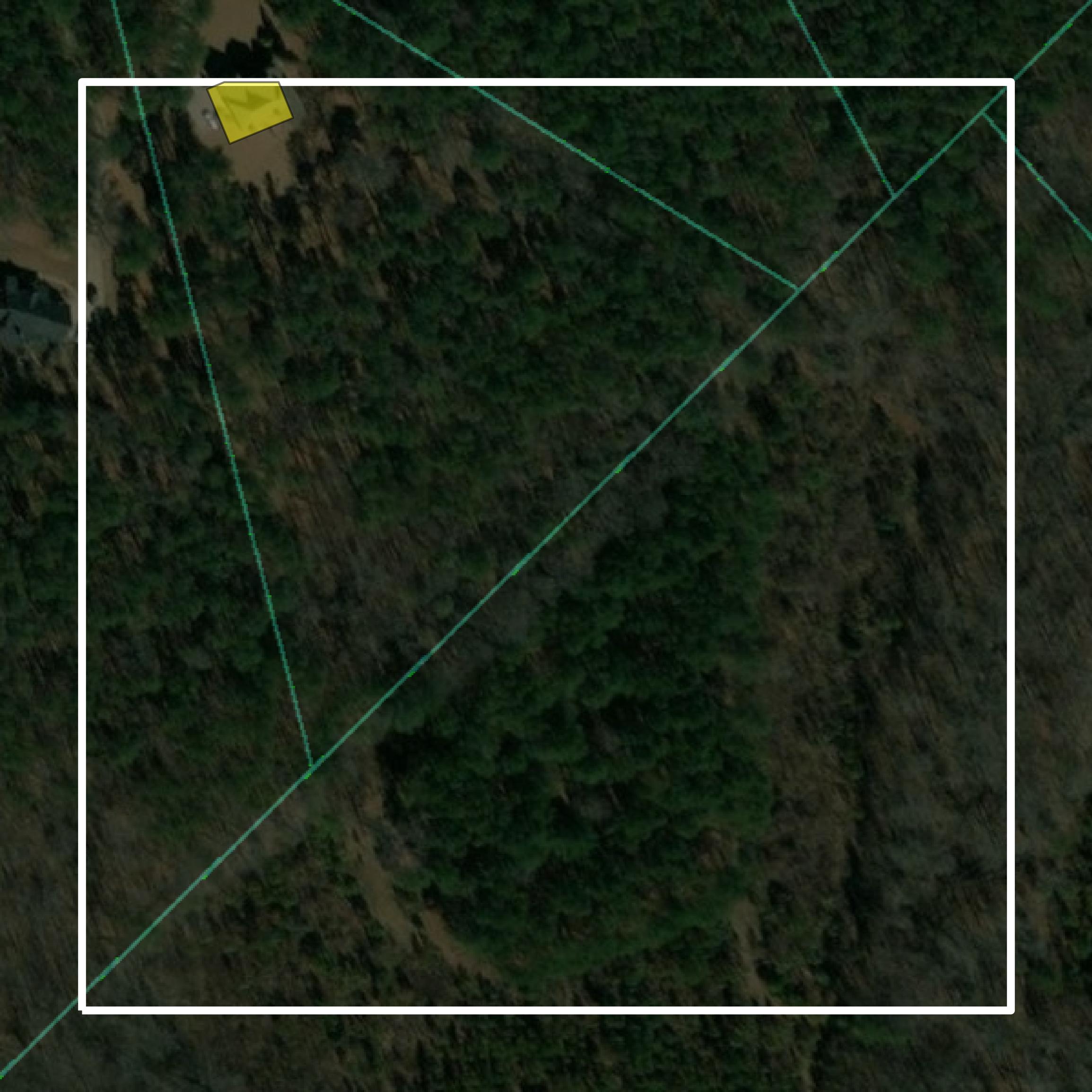 This image shows parcel and building data in Morgan County created using GIS data in Equator.