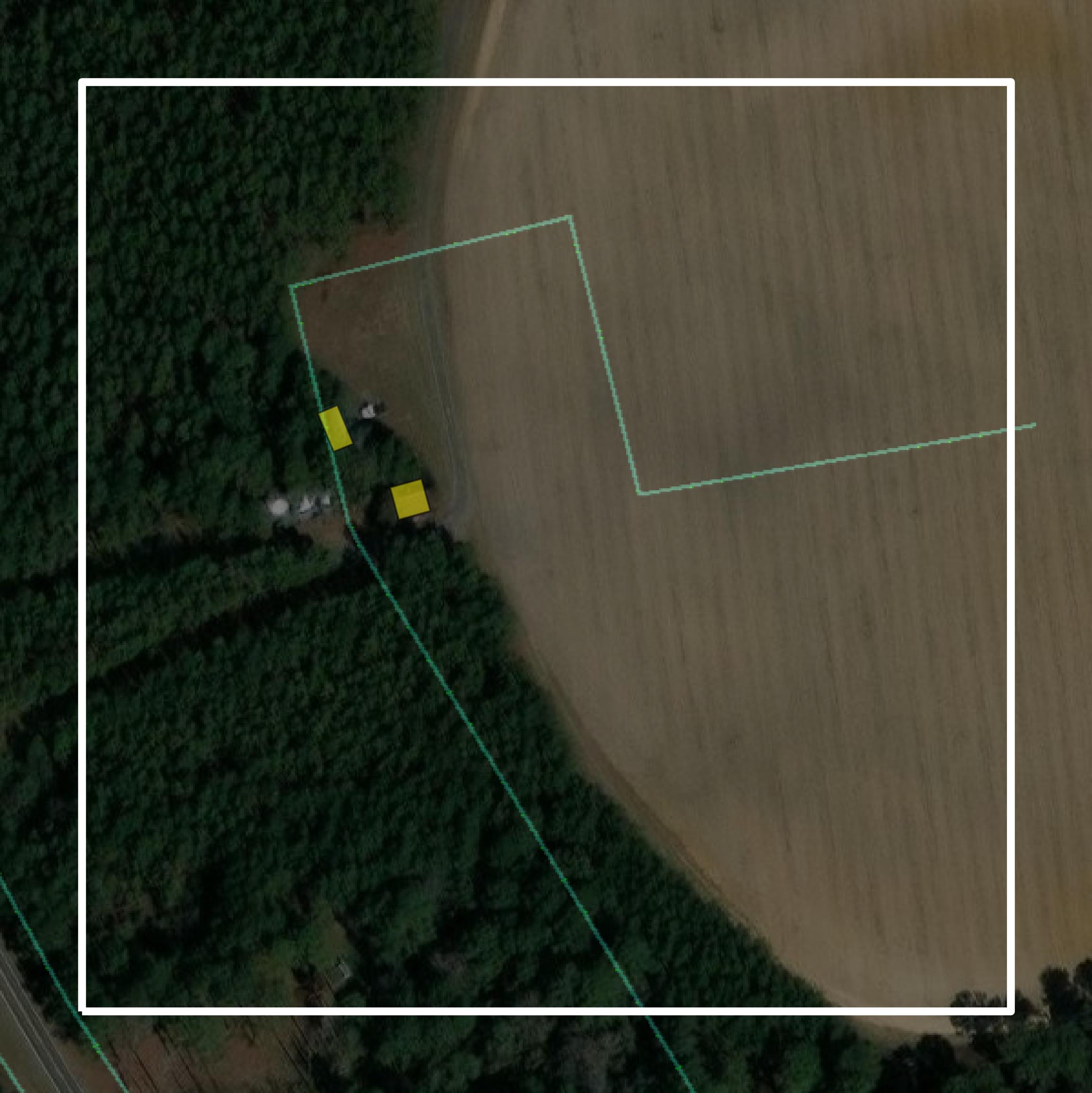 This image shows parcel and building data in Pierce County created using GIS data in Equator.