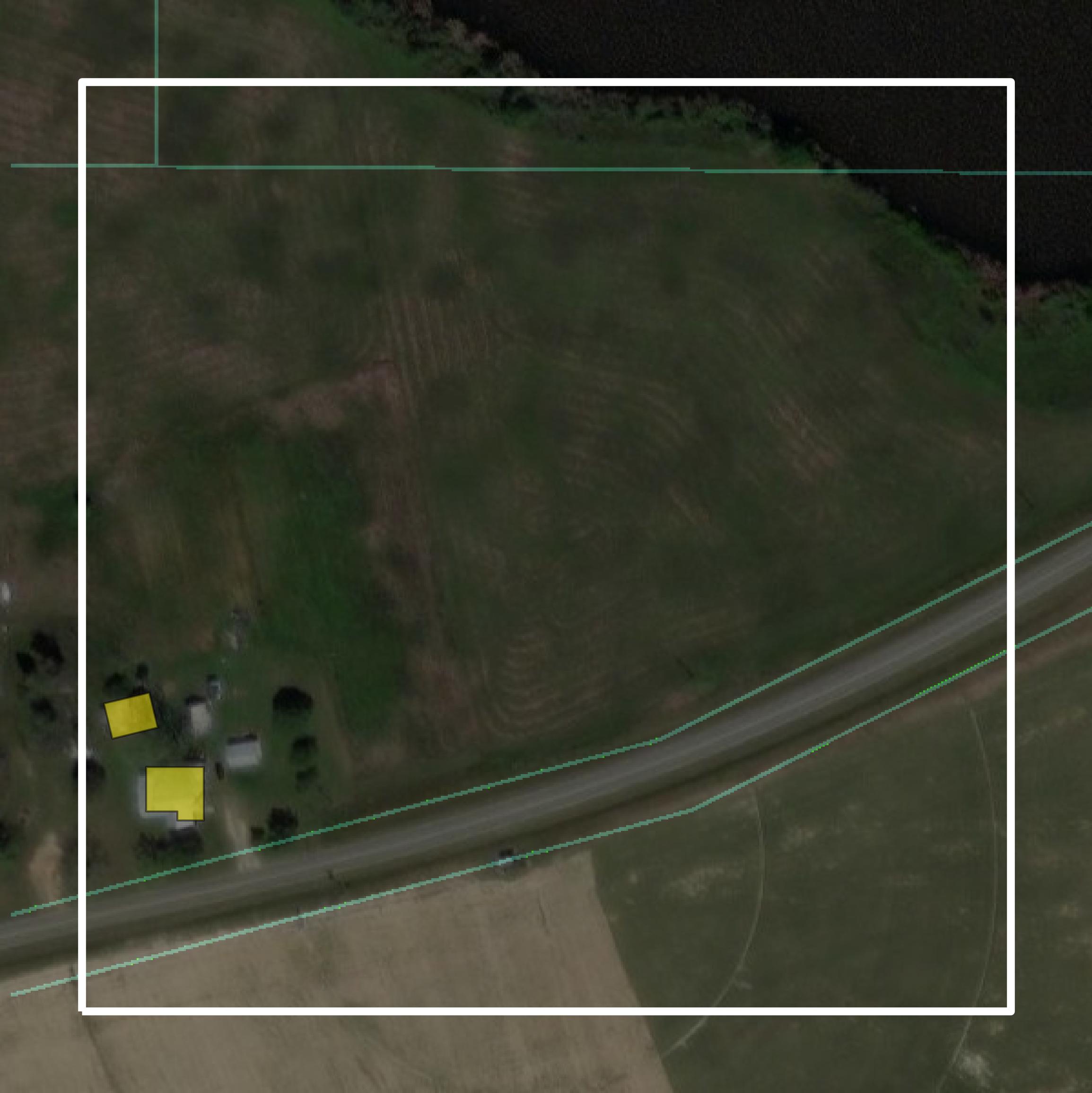 This image shows parcel and building data in Pulaski County created using GIS data in Equator.