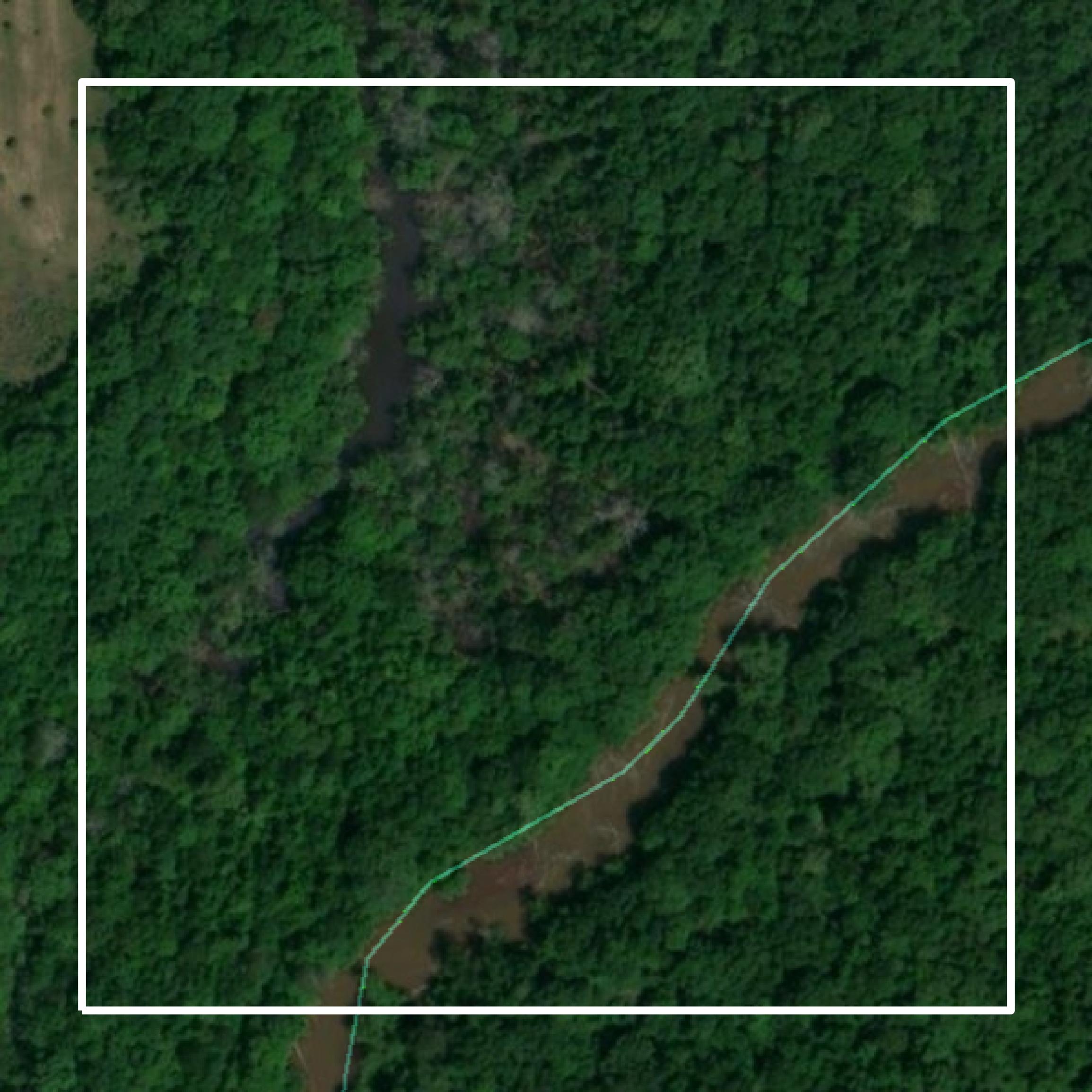 This image shows parcel and building data in Quitman County created using GIS data in Equator.