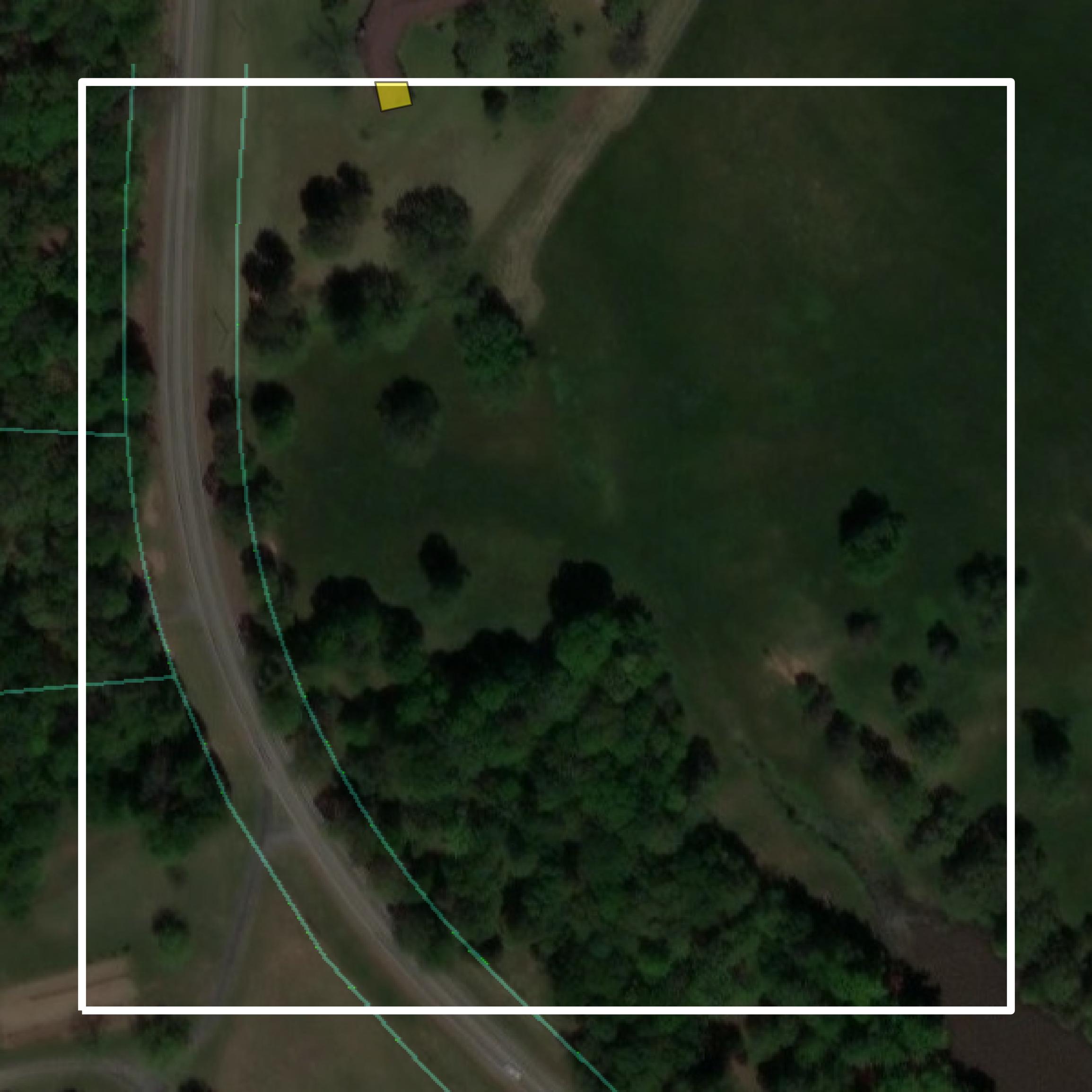 This image shows parcel and building data in Stephens County created using GIS data in Equator.