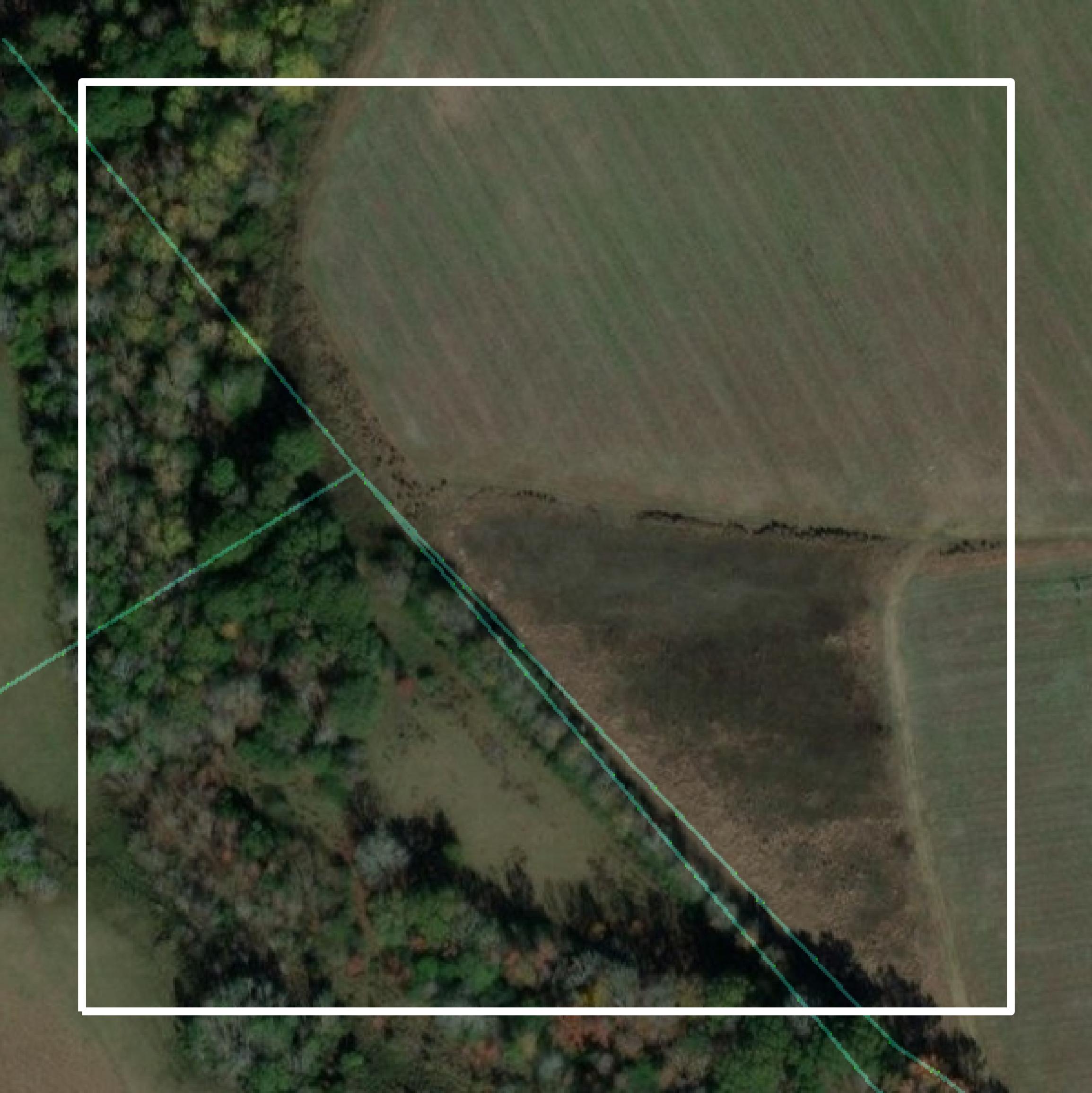 This image shows parcel and building data in Toombs County created using GIS data in Equator.