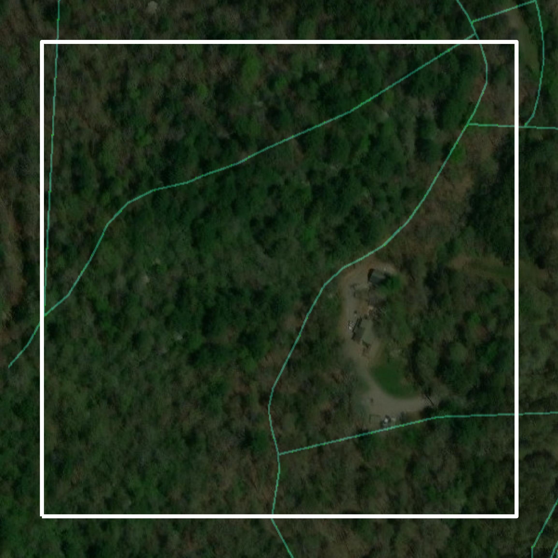 This image shows parcel and building data in Union County created using GIS data in Equator.