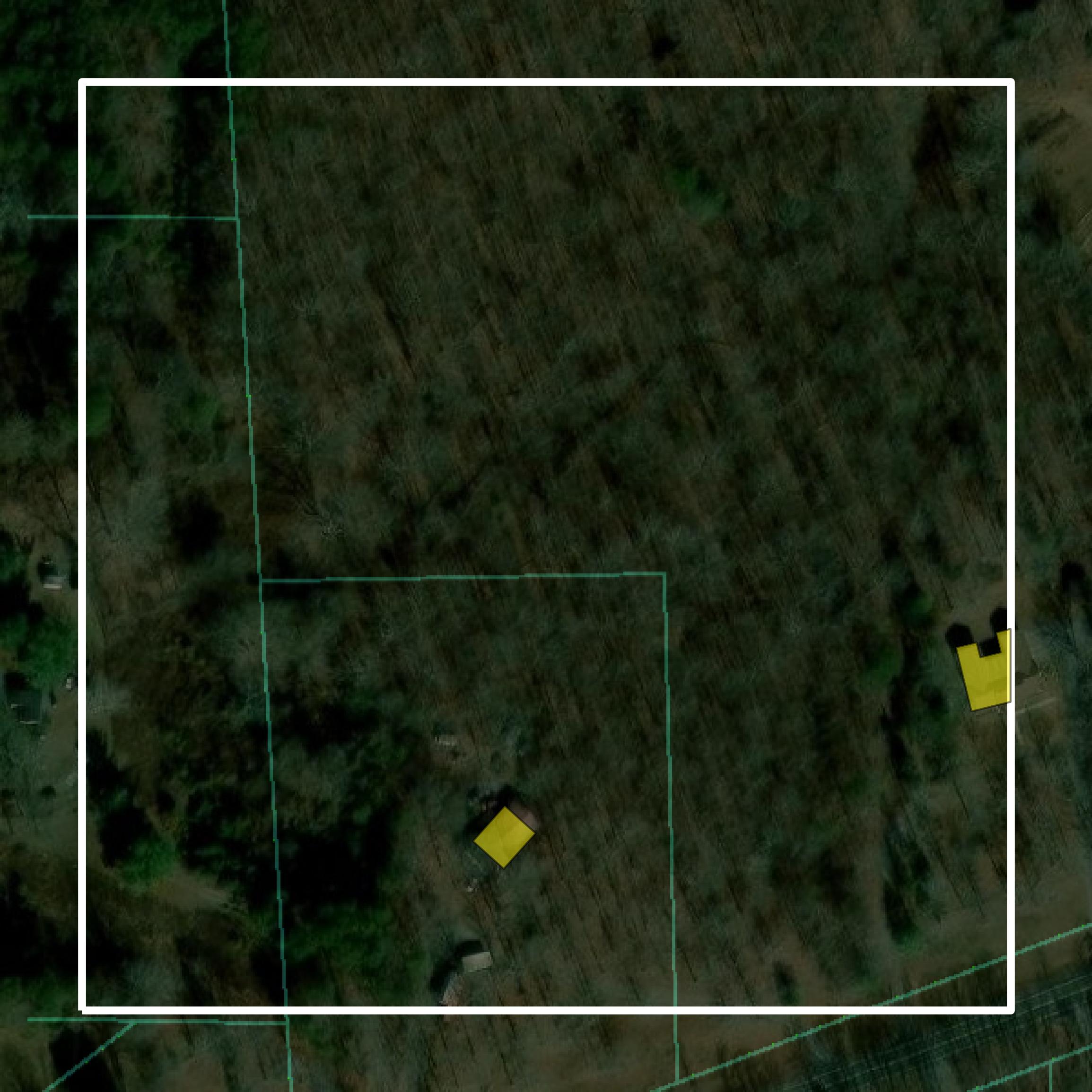 This image shows parcel and building data in Walker County created using GIS data in Equator.