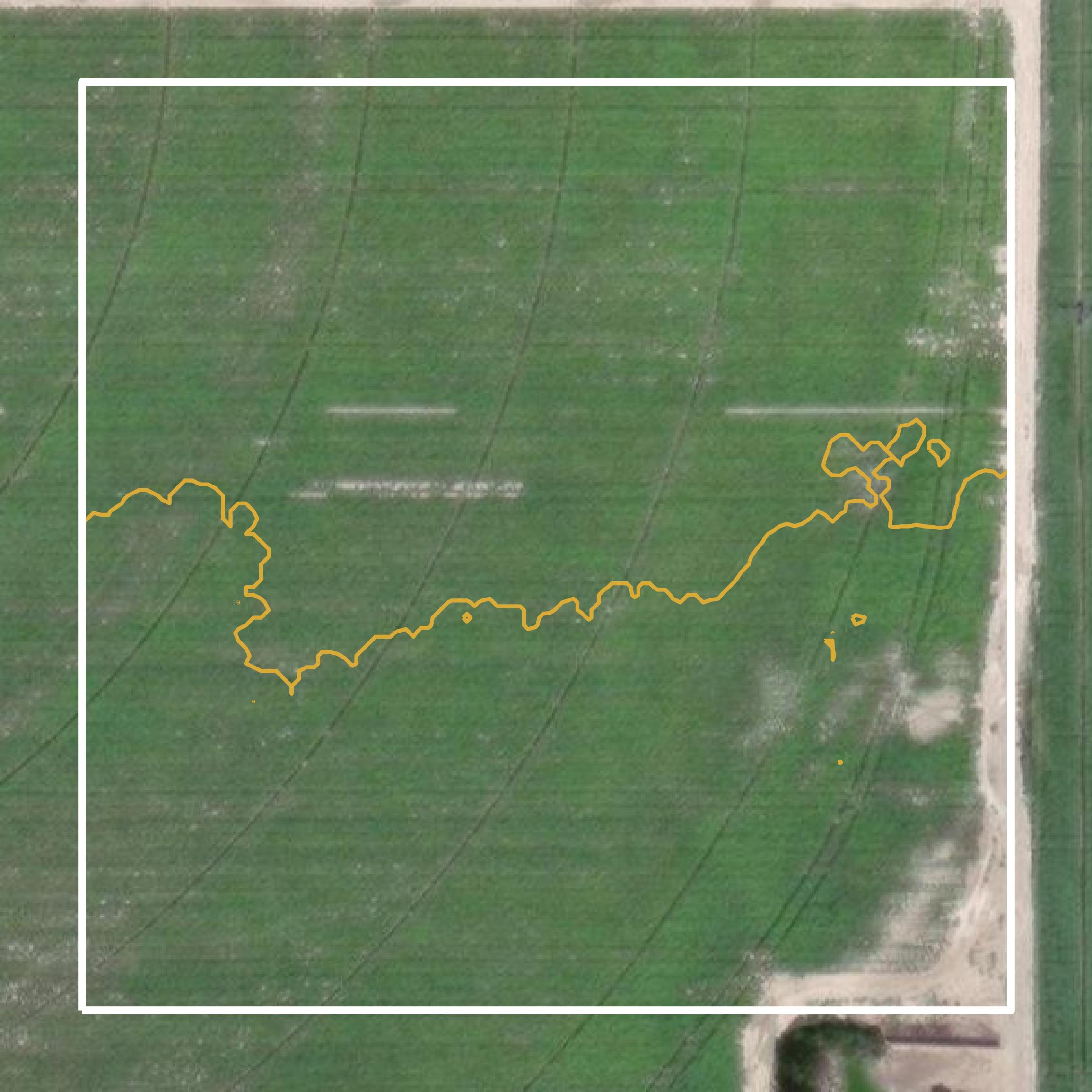 This image shows a contour map in Bingham County created using GIS data in Equator.