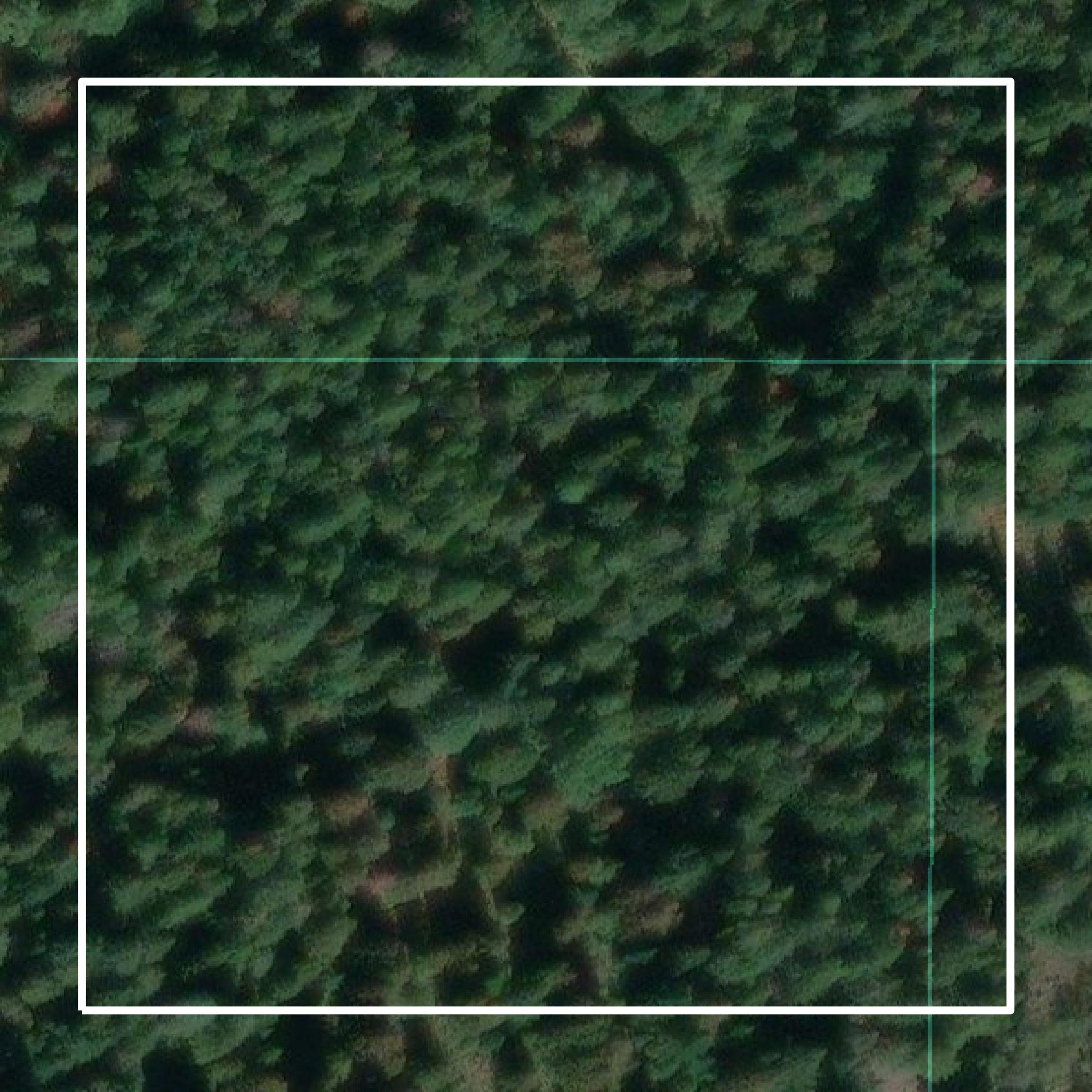 This image shows parcel and building data in Bonner County created using GIS data in Equator.