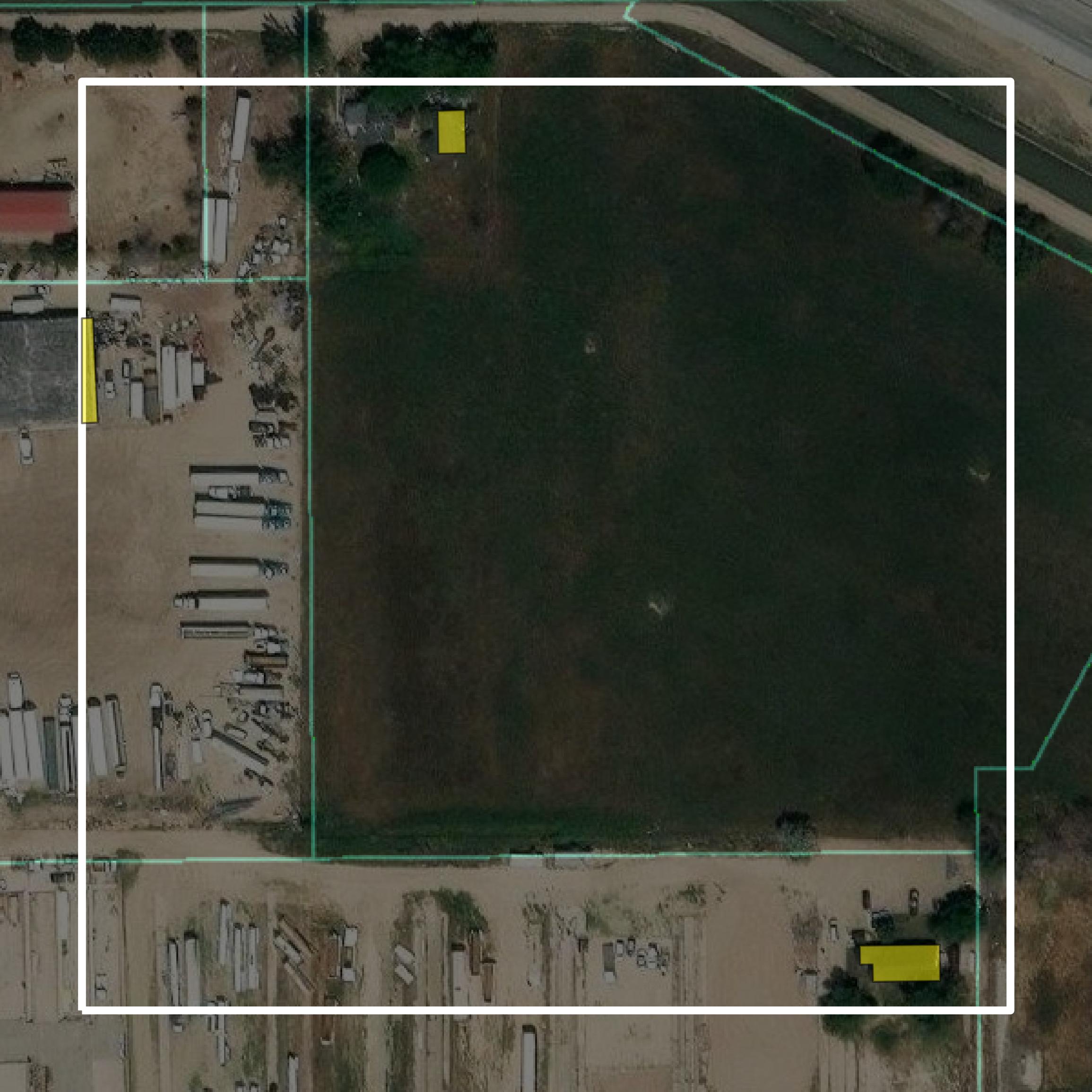 This image shows parcel and building data in Canyon County created using GIS data in Equator.