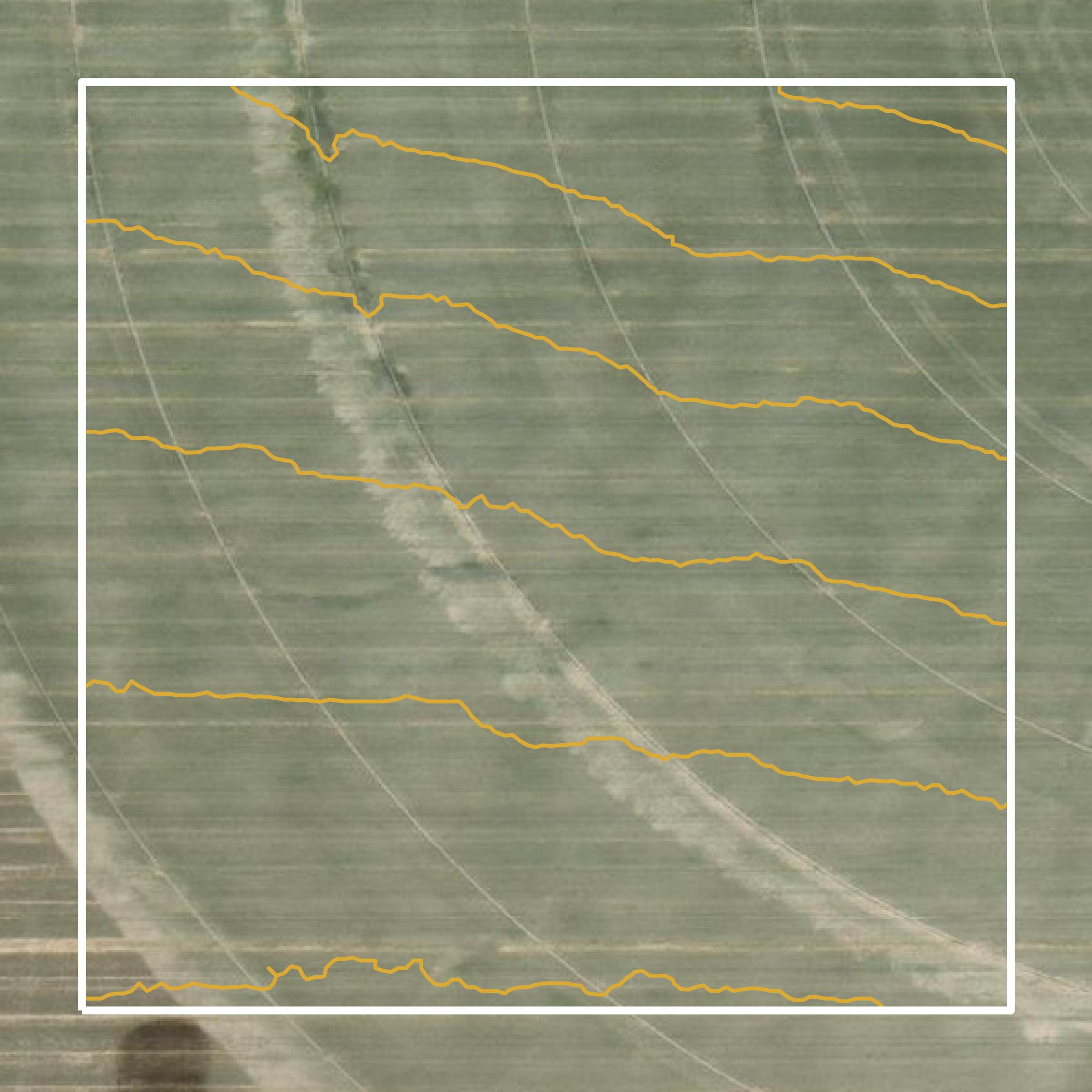 This image shows a contour map in Cassia County created using GIS data in Equator.