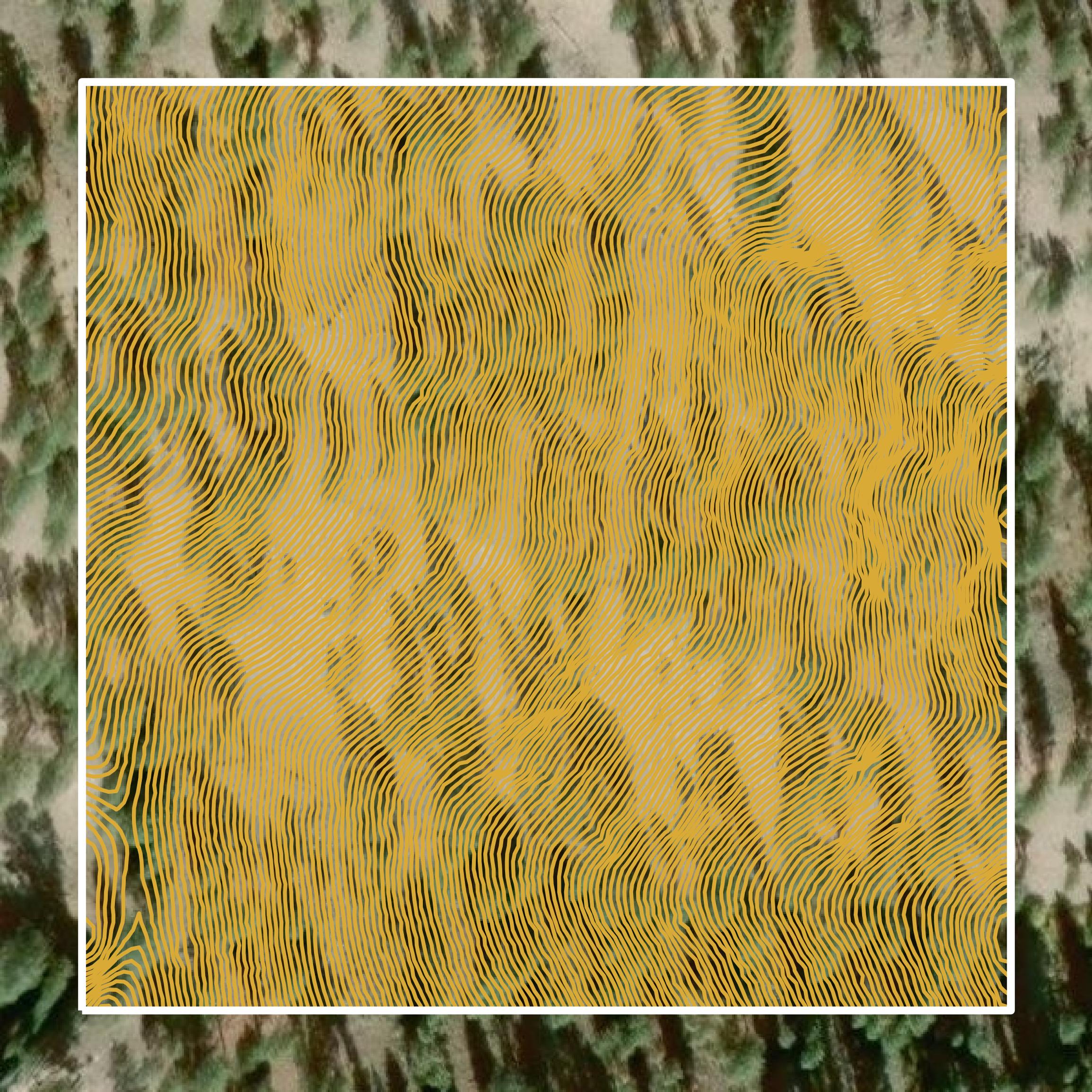 This image shows a contour map in Idaho County created using GIS data in Equator.