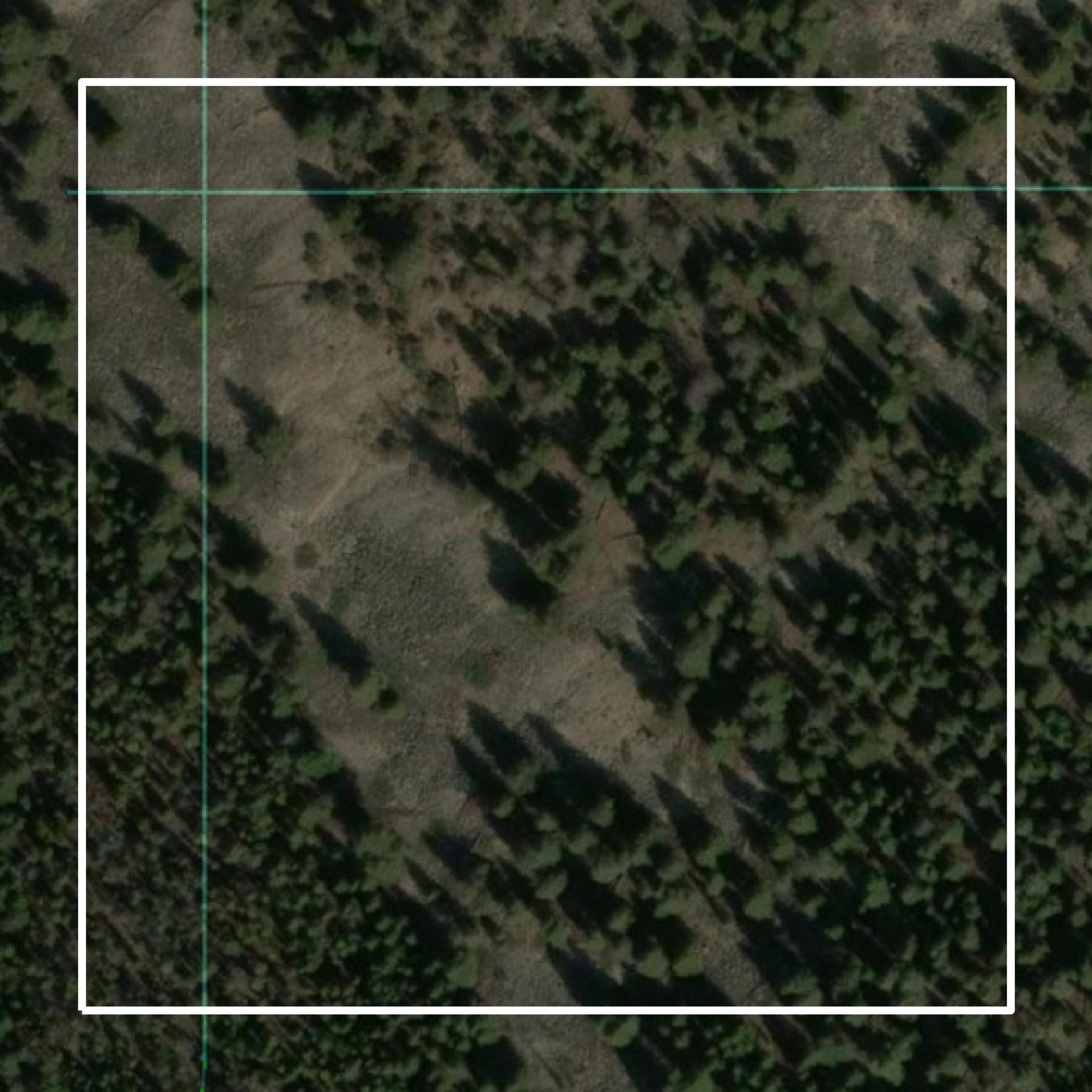 This image shows parcel and building data in Lemhi County created using GIS data in Equator.