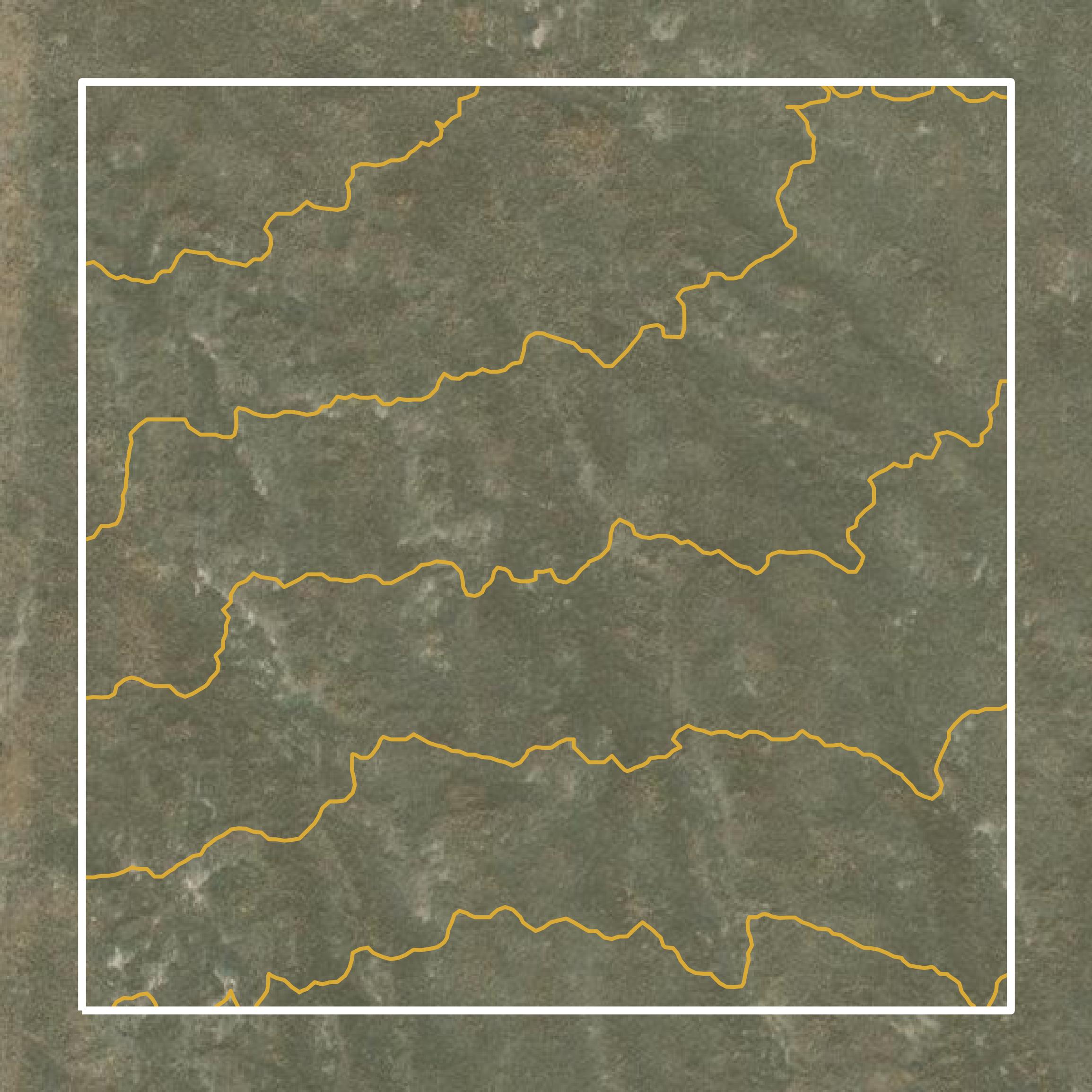 This image shows a contour map in Owyhee County created using GIS data in Equator.