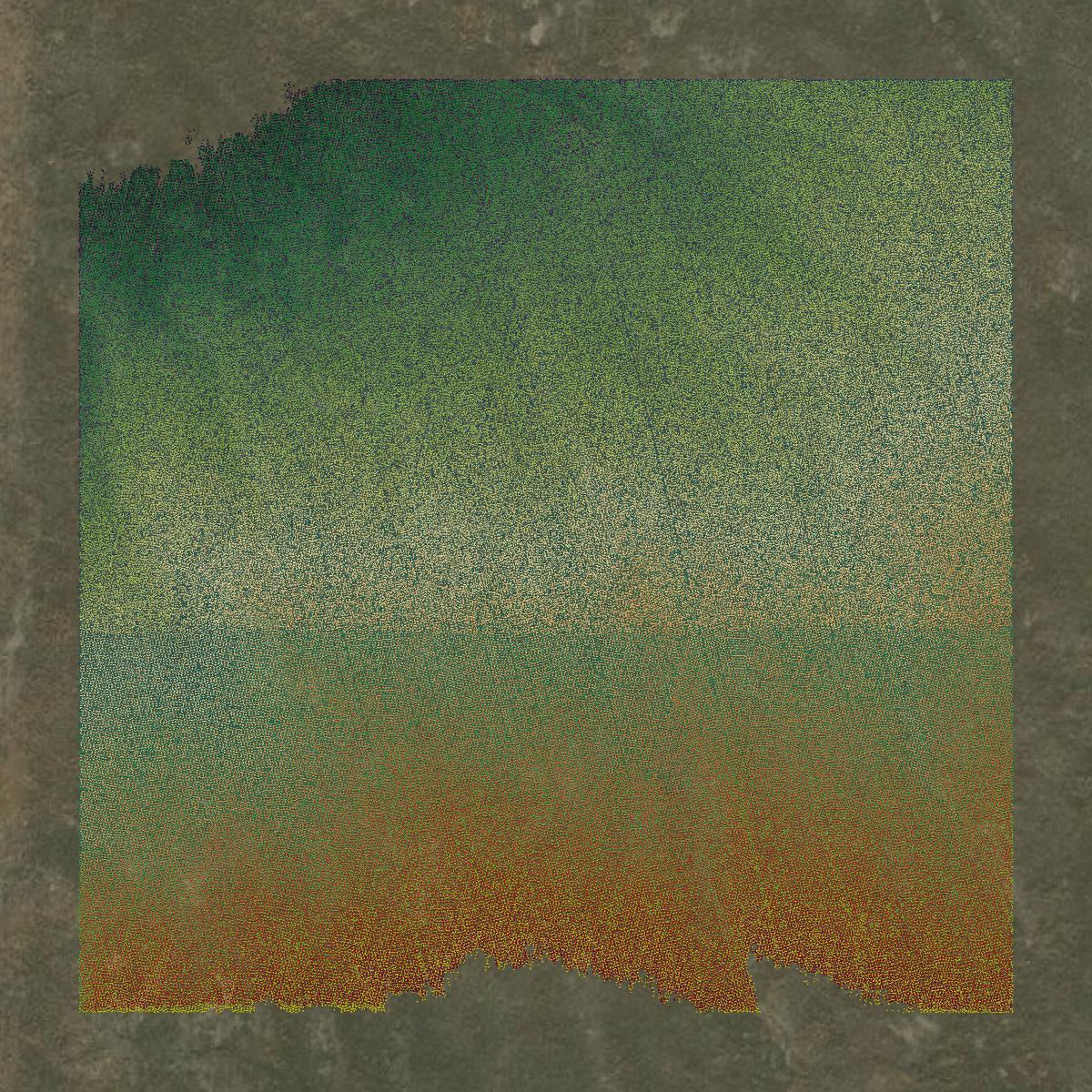 This image shows a LiDAR point cloud in Owyhee County created using GIS data in Equator.