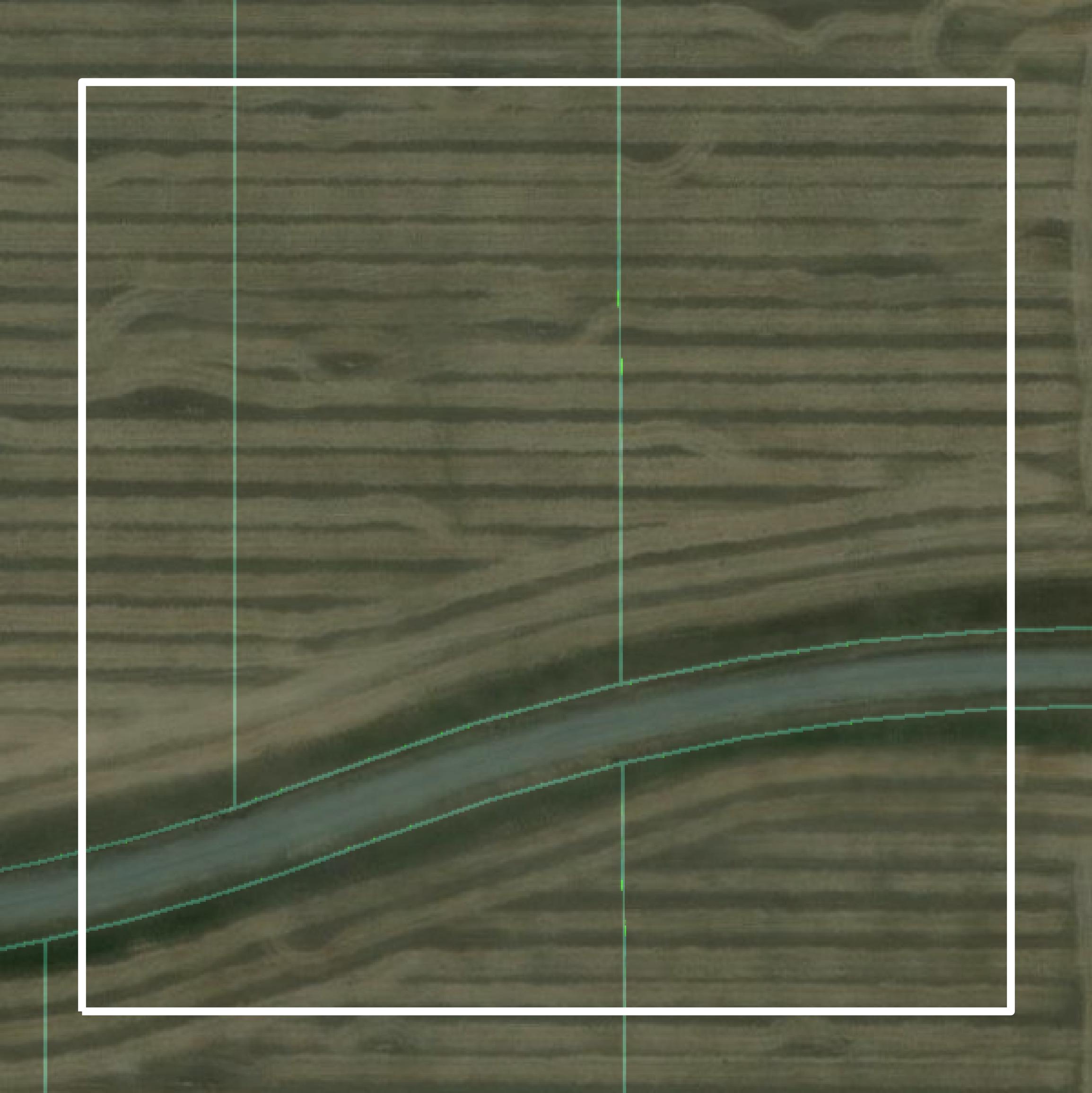 This image shows parcel and building data in Teton County created using GIS data in Equator.