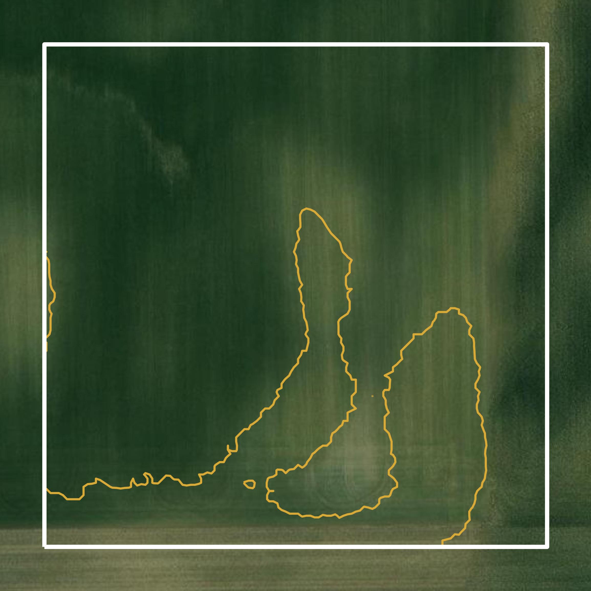 This image shows a contour map in Champaign County created using GIS data in Equator.
