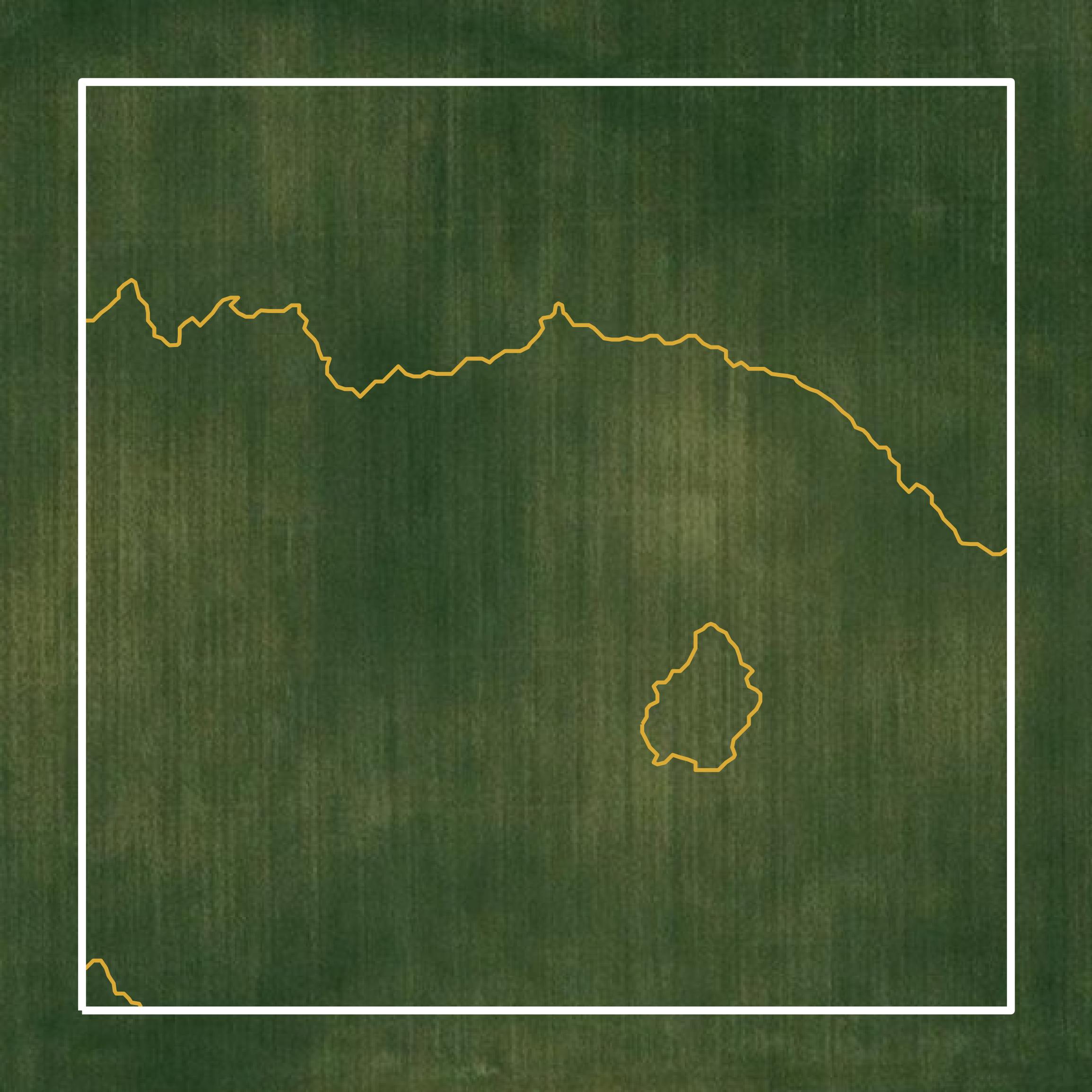 This image shows a contour map in Edgar County created using GIS data in Equator.