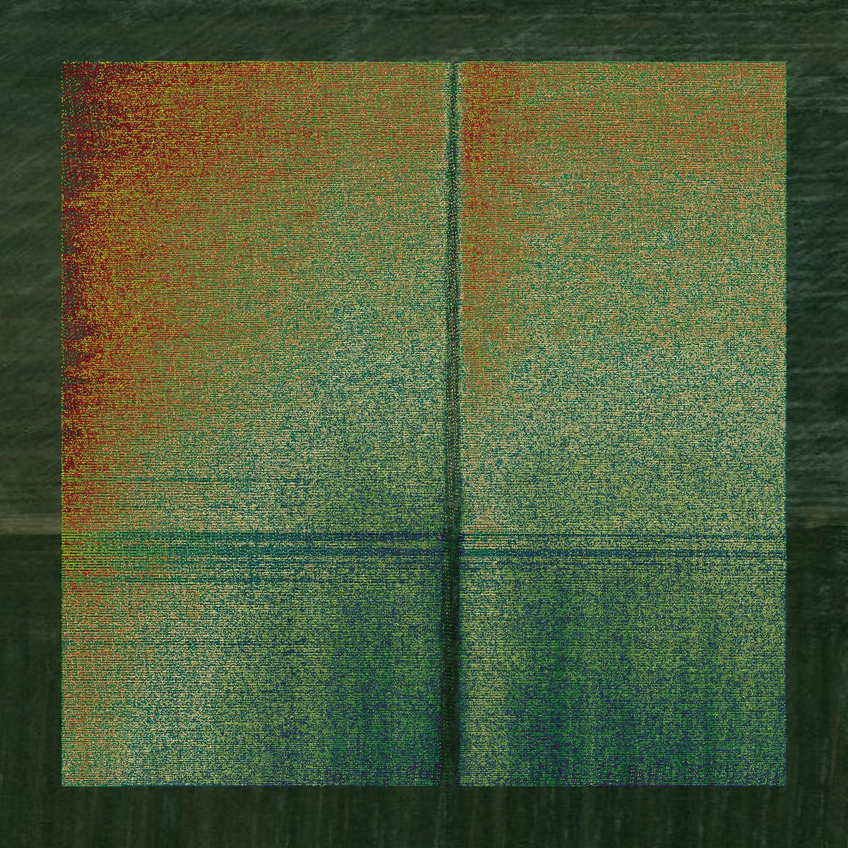 This image shows a LiDAR point cloud in Fayette County created using GIS data in Equator.