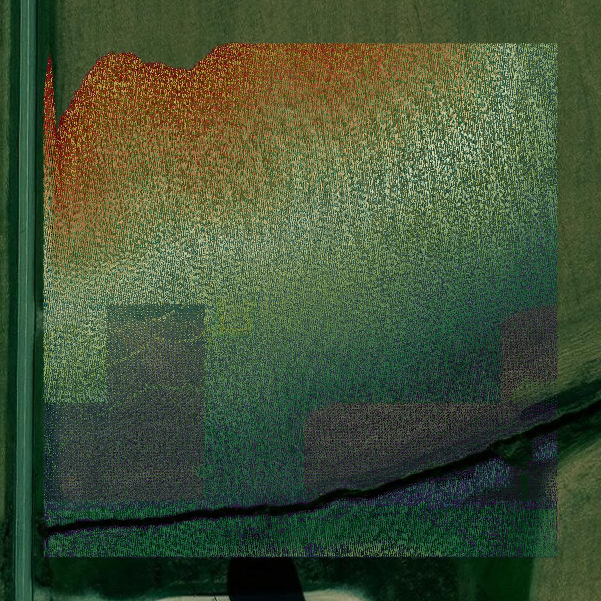 This image shows a LiDAR point cloud in Henry County created using GIS data in Equator.