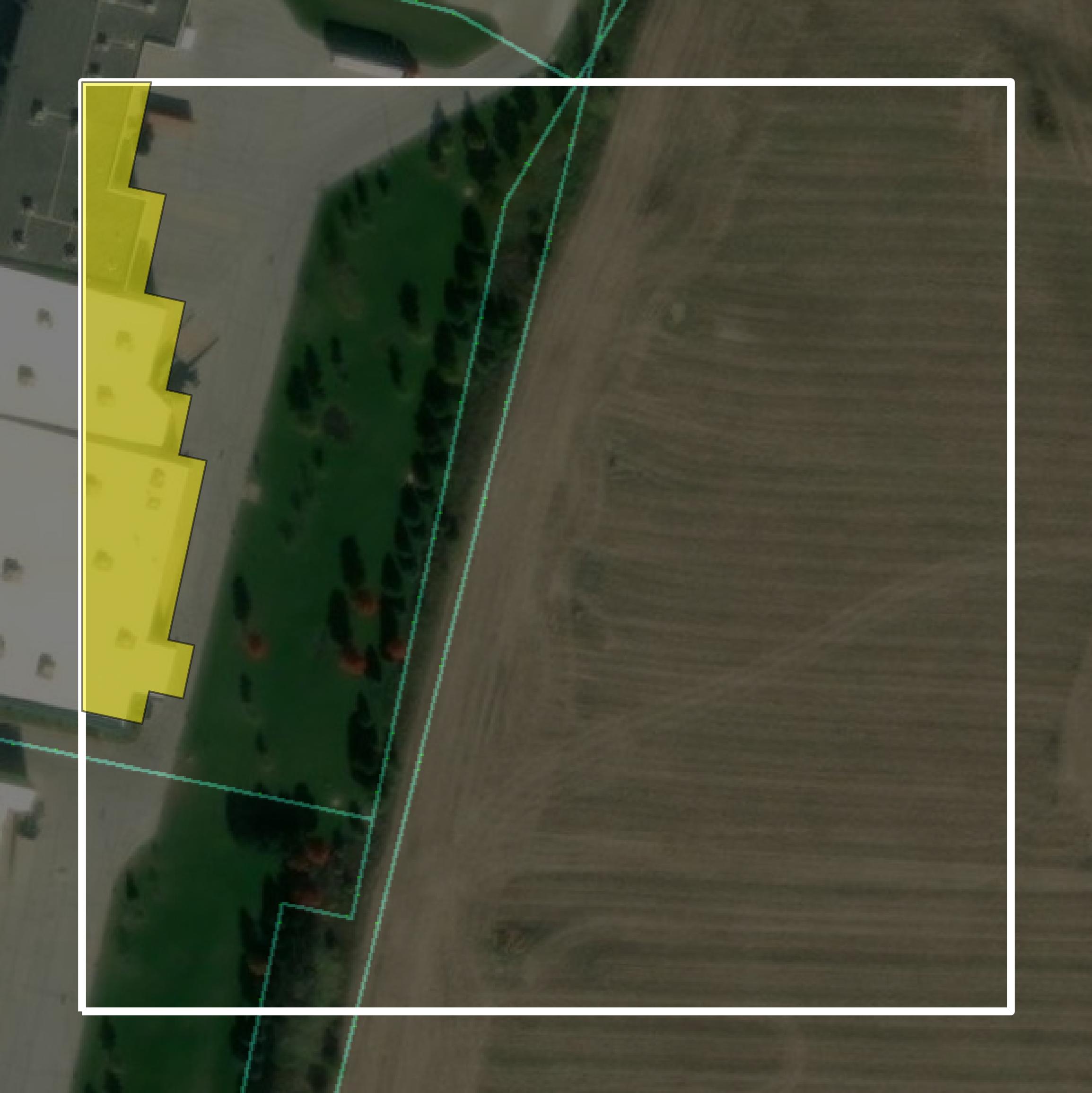 This image shows parcel and building data in Kankakee County created using GIS data in Equator.