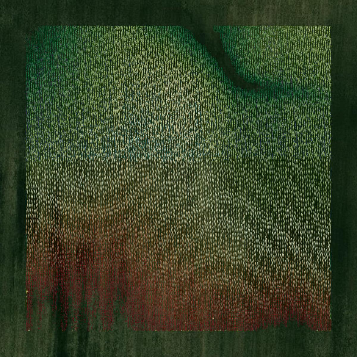 This image shows a LiDAR point cloud in Macoupin County created using GIS data in Equator.