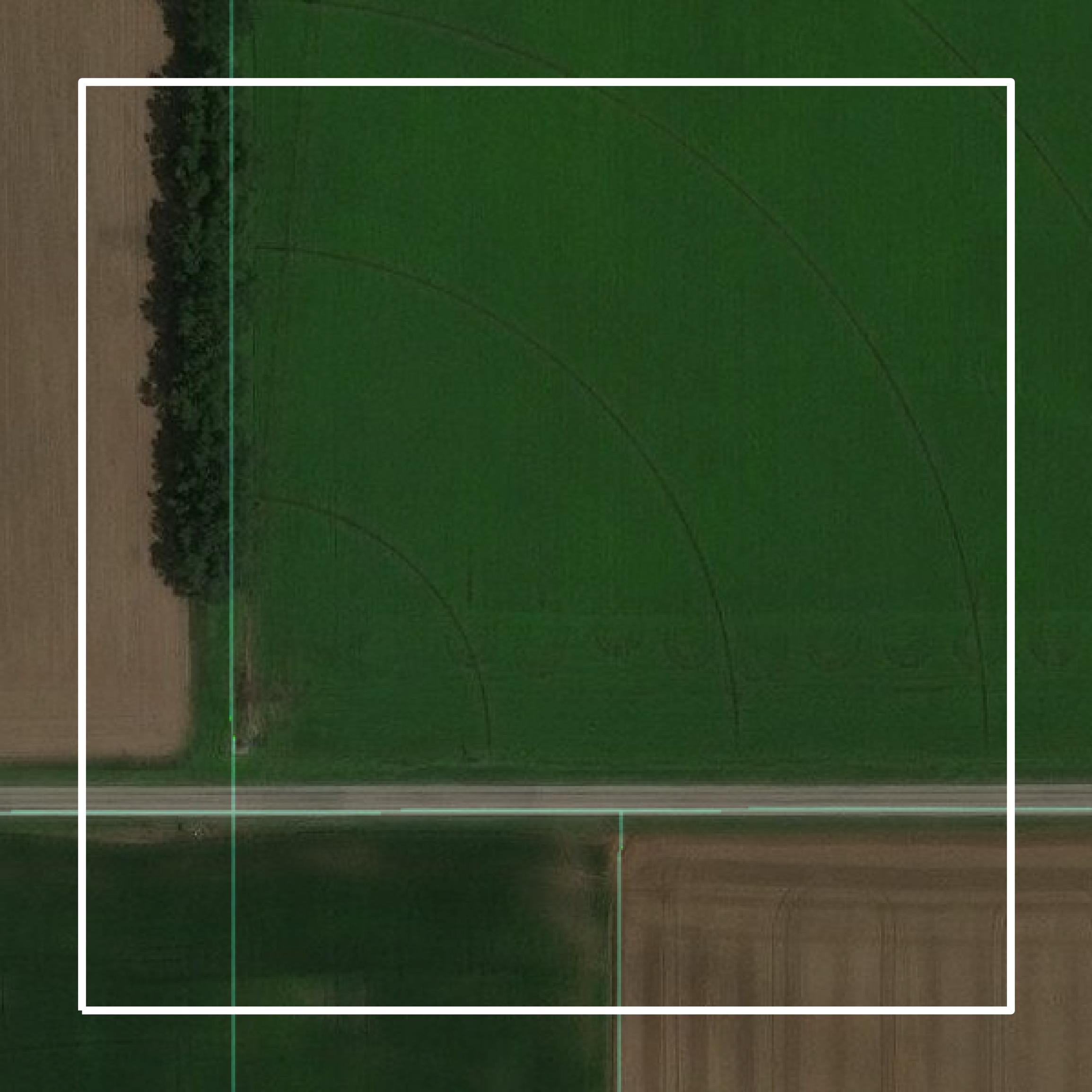 This image shows parcel and building data in Mason County created using GIS data in Equator.