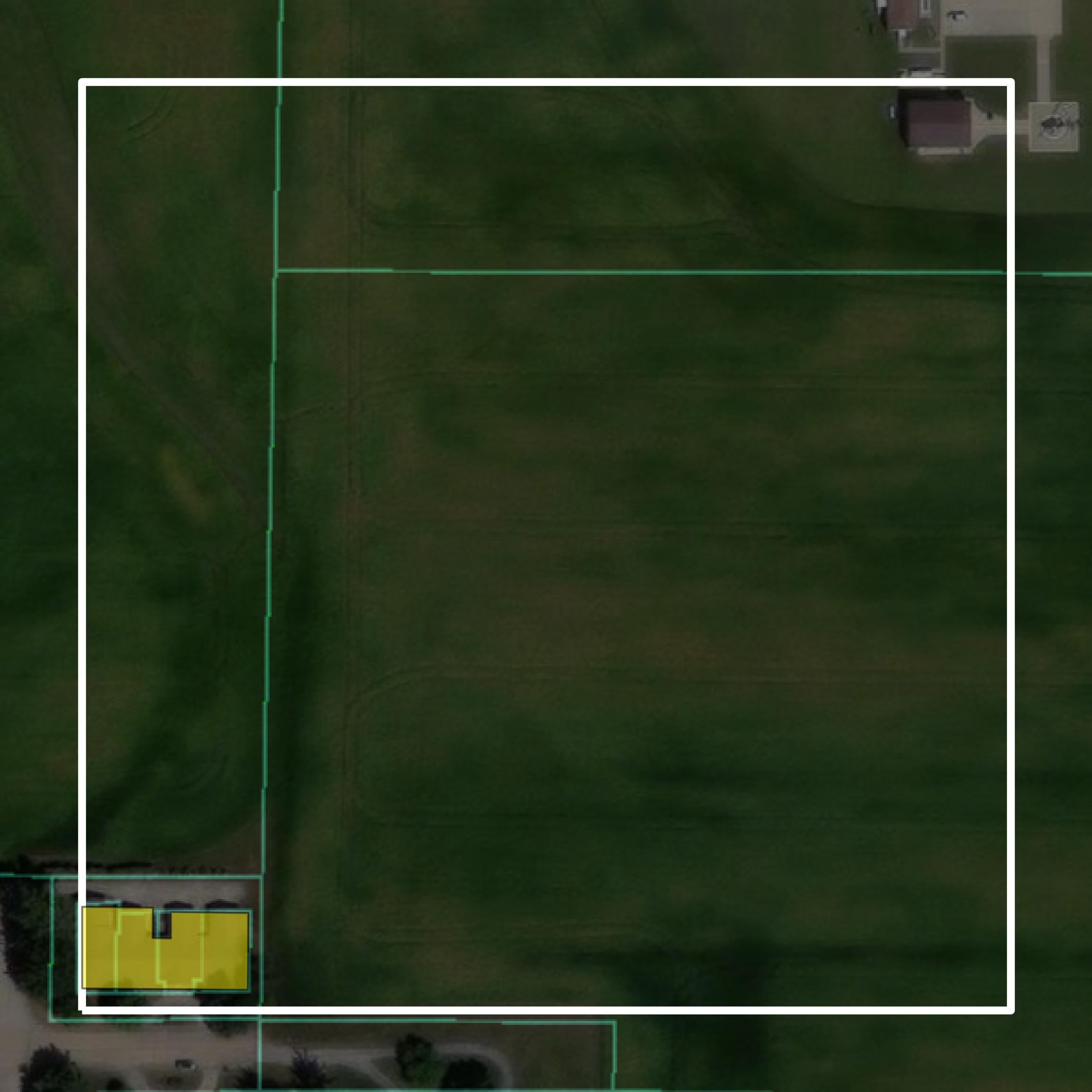 This image shows parcel and building data in McDonough County created using GIS data in Equator.