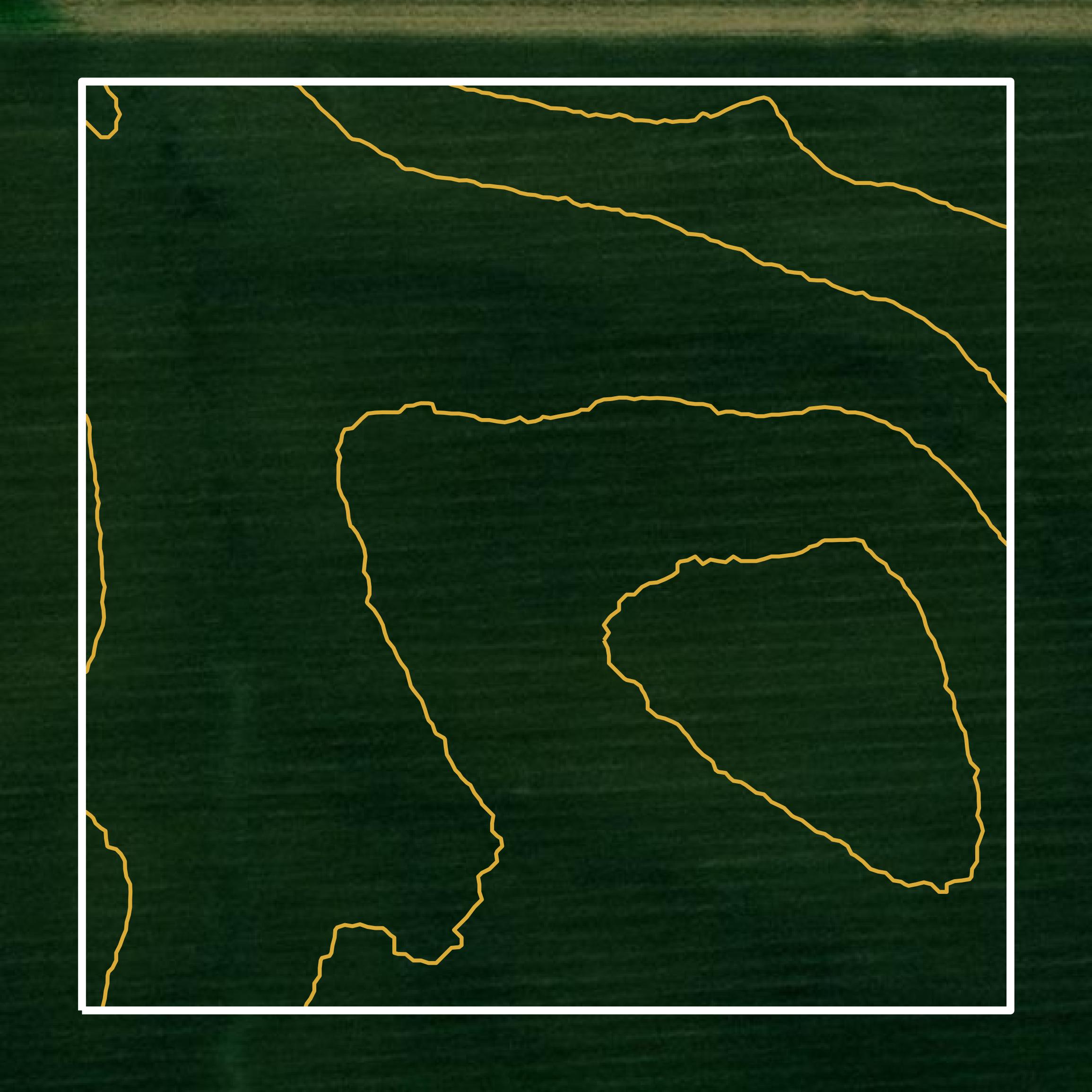 This image shows a contour map in Morgan County created using GIS data in Equator.