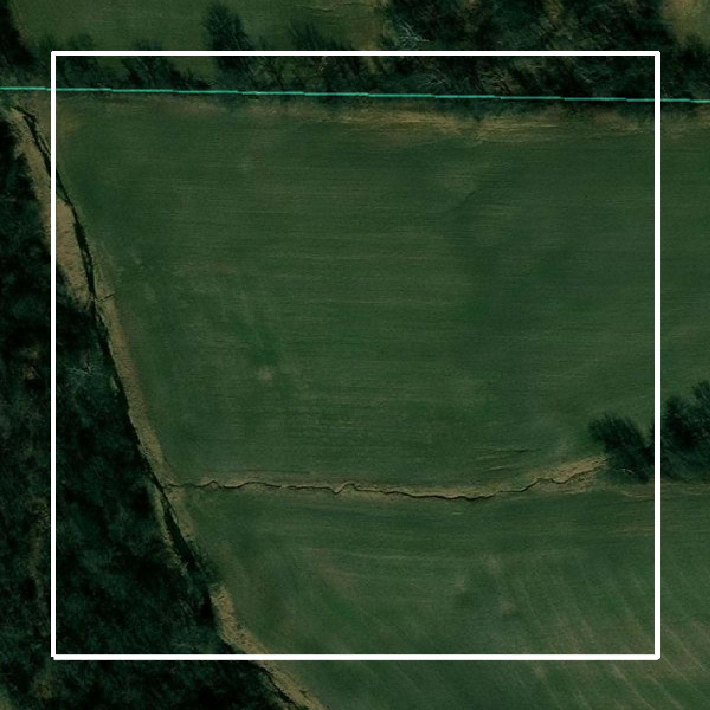 This image shows parcel and building data in Pike County created using GIS data in Equator.