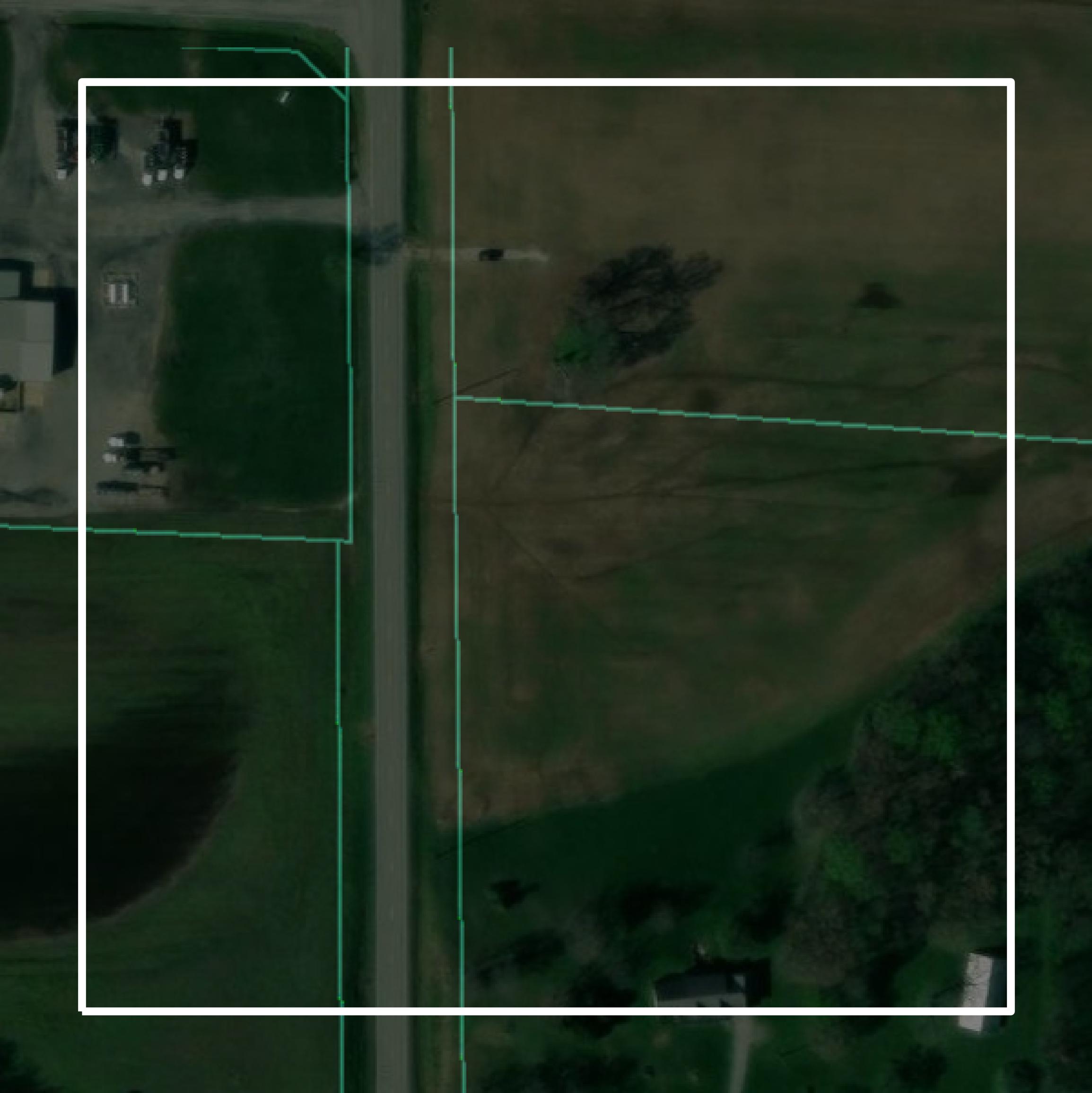 This image shows parcel and building data in Pope County created using GIS data in Equator.