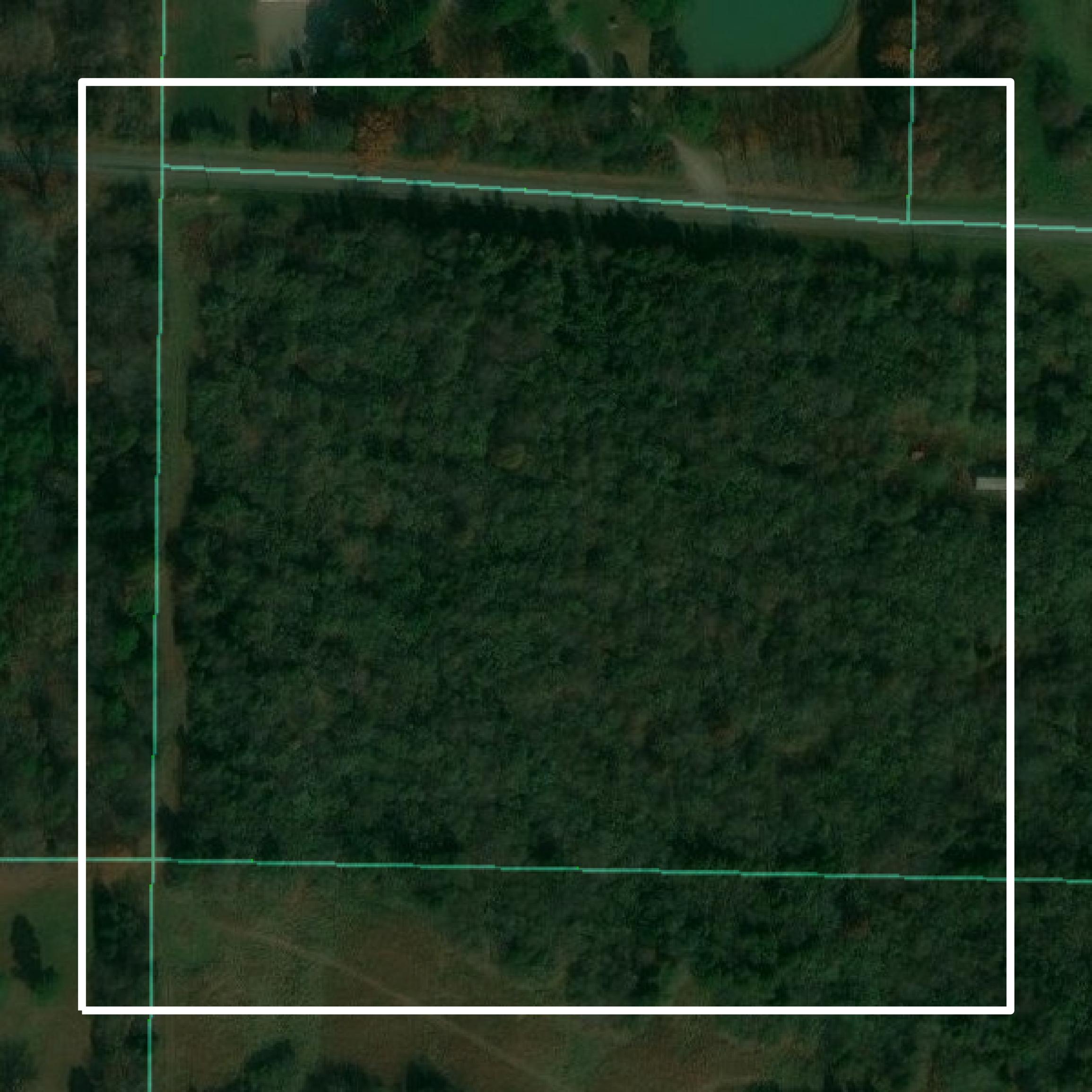 This image shows parcel and building data in Pope County created using GIS data in Equator.